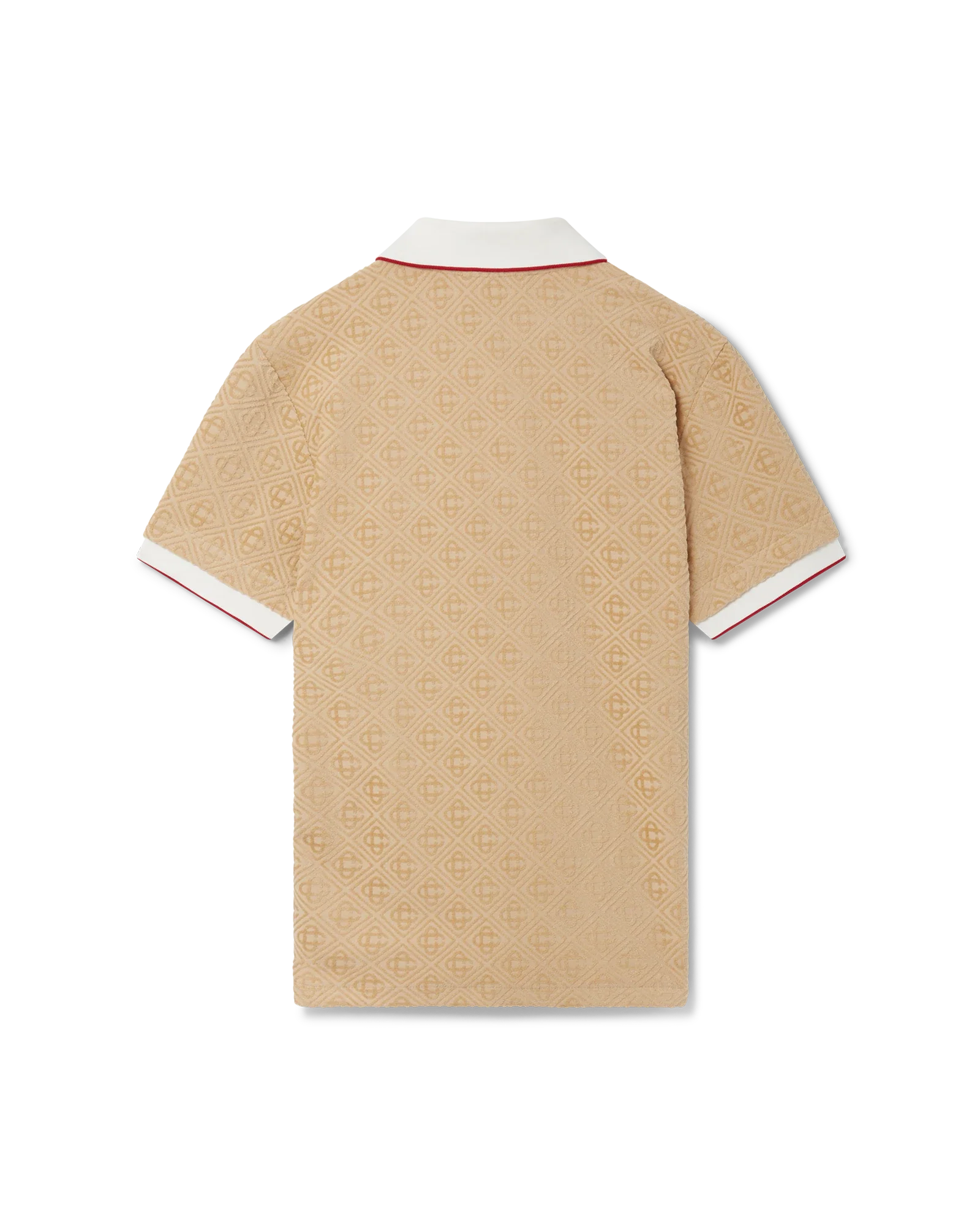 Monogram Velour Polo Shirt