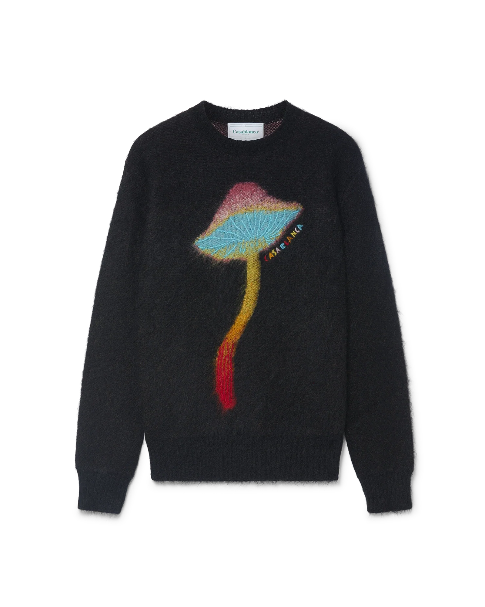 Rainbow Mushroom Mohair Jumper