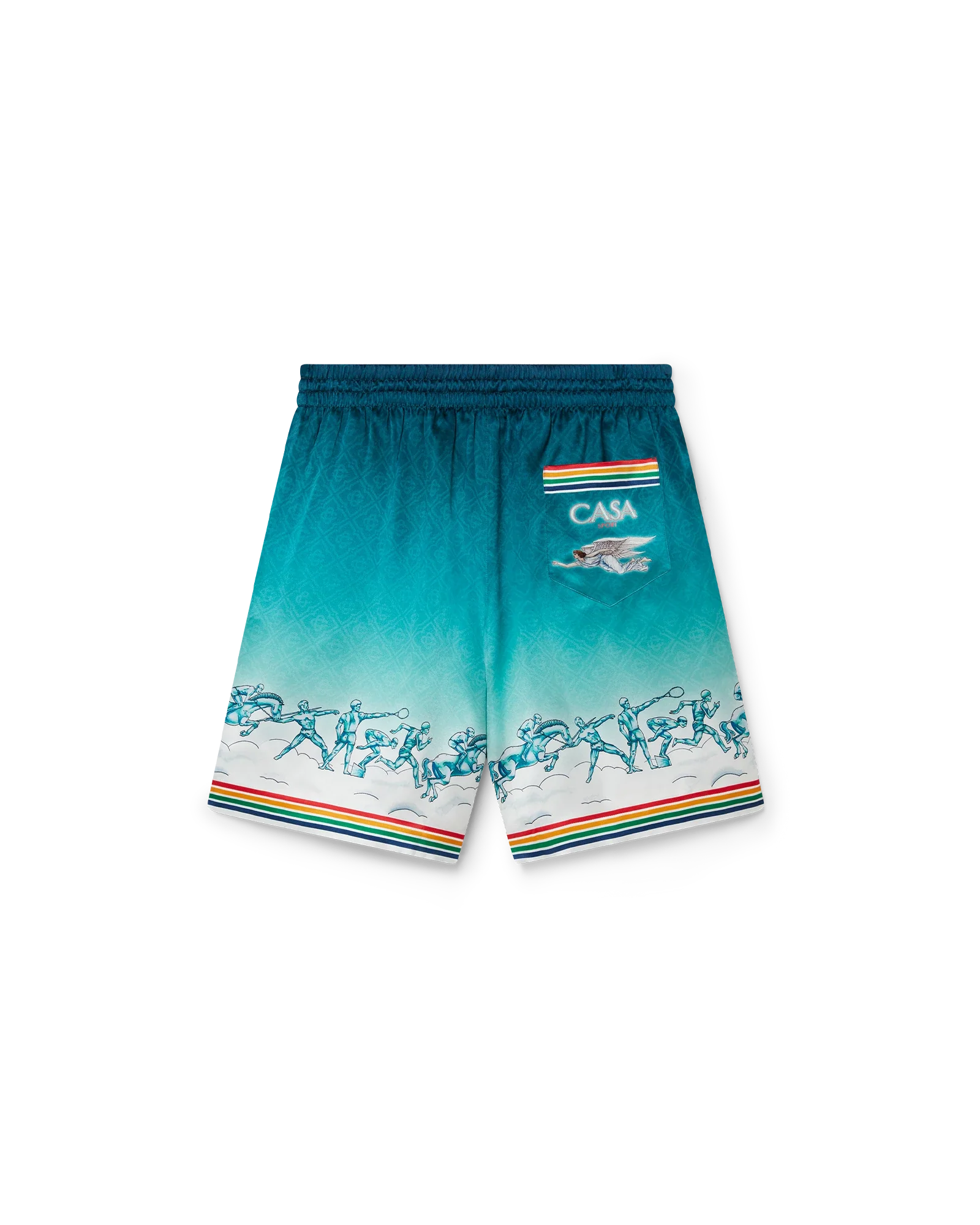La Déesse Du Stade Silk Shorts