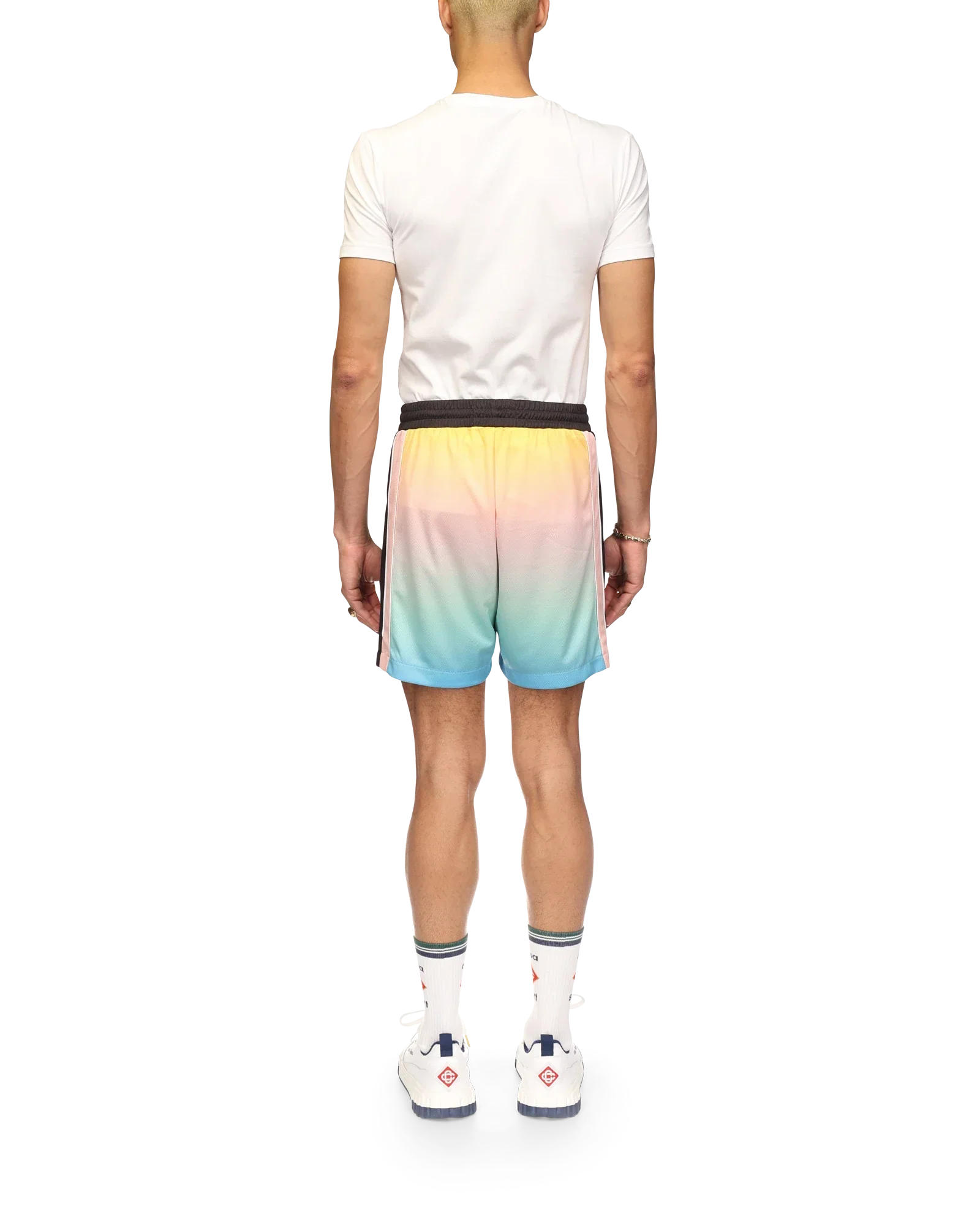 Pastel Gradient Football Shorts