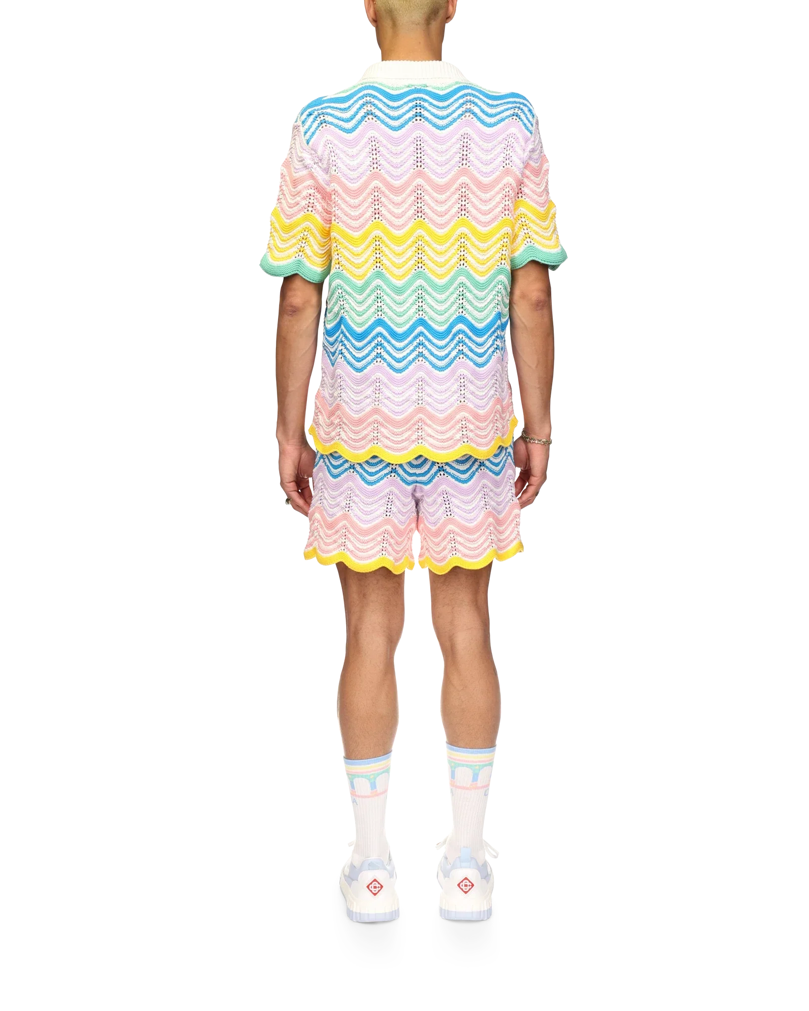 Gradient Wave Knit Set