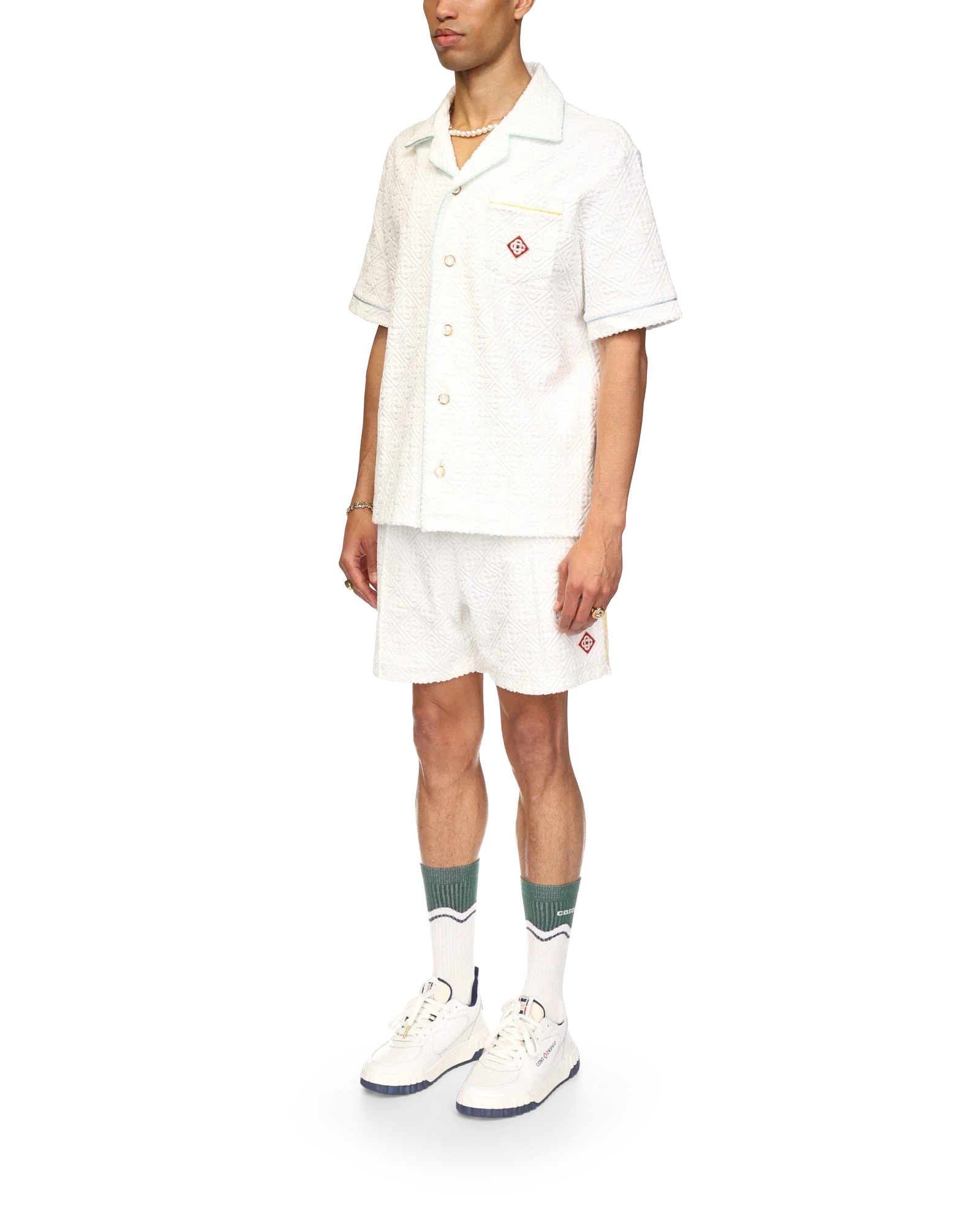 Monogram Towelling Short Sleeve Shirt