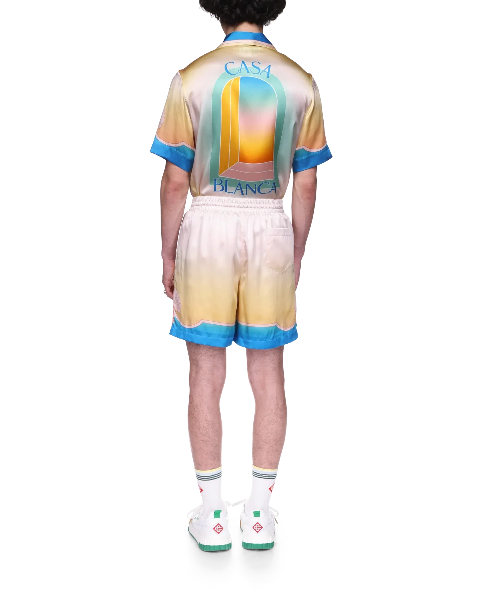 L'Arc Coloré Silk Shorts