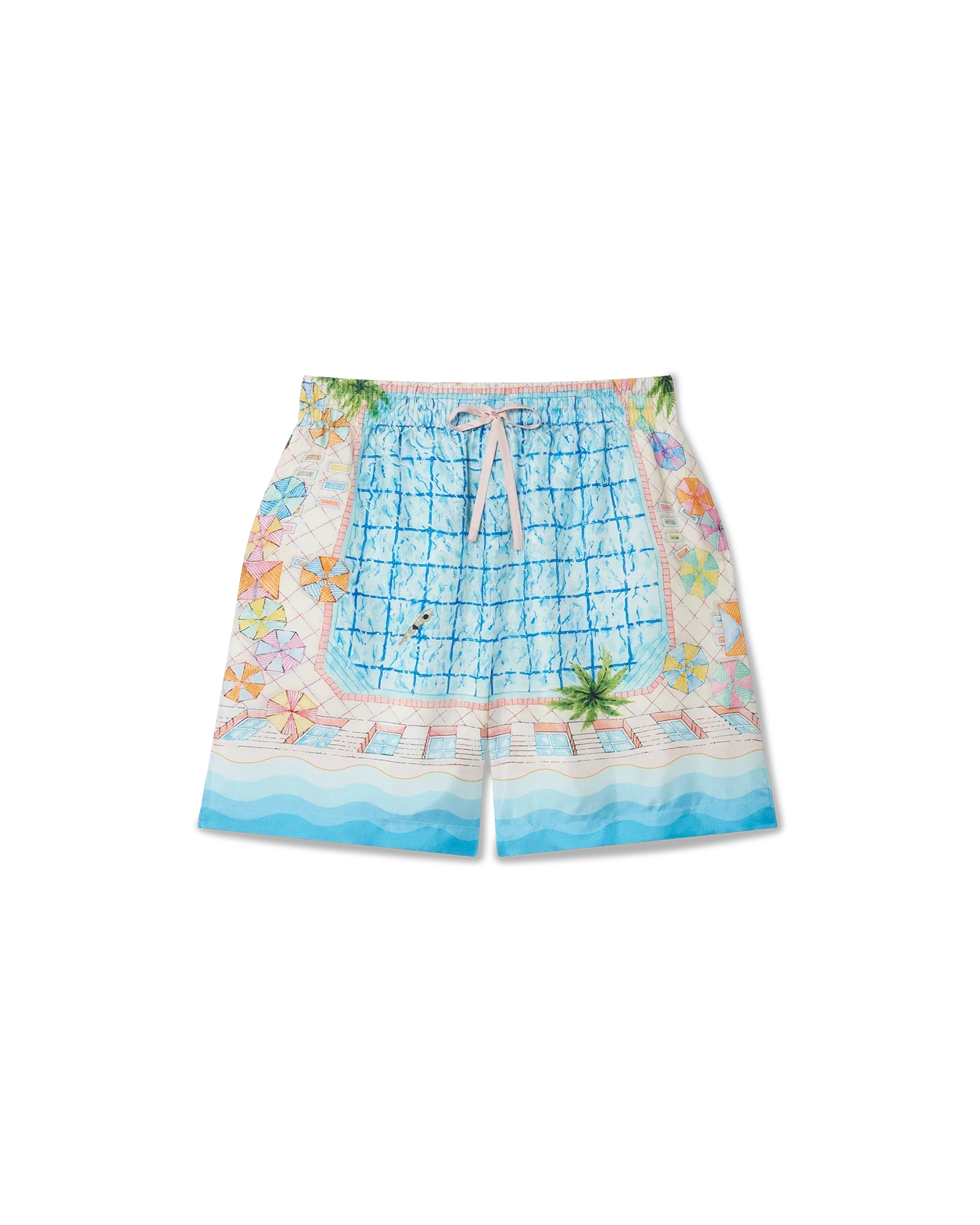 Le Plongeon Silk Shorts