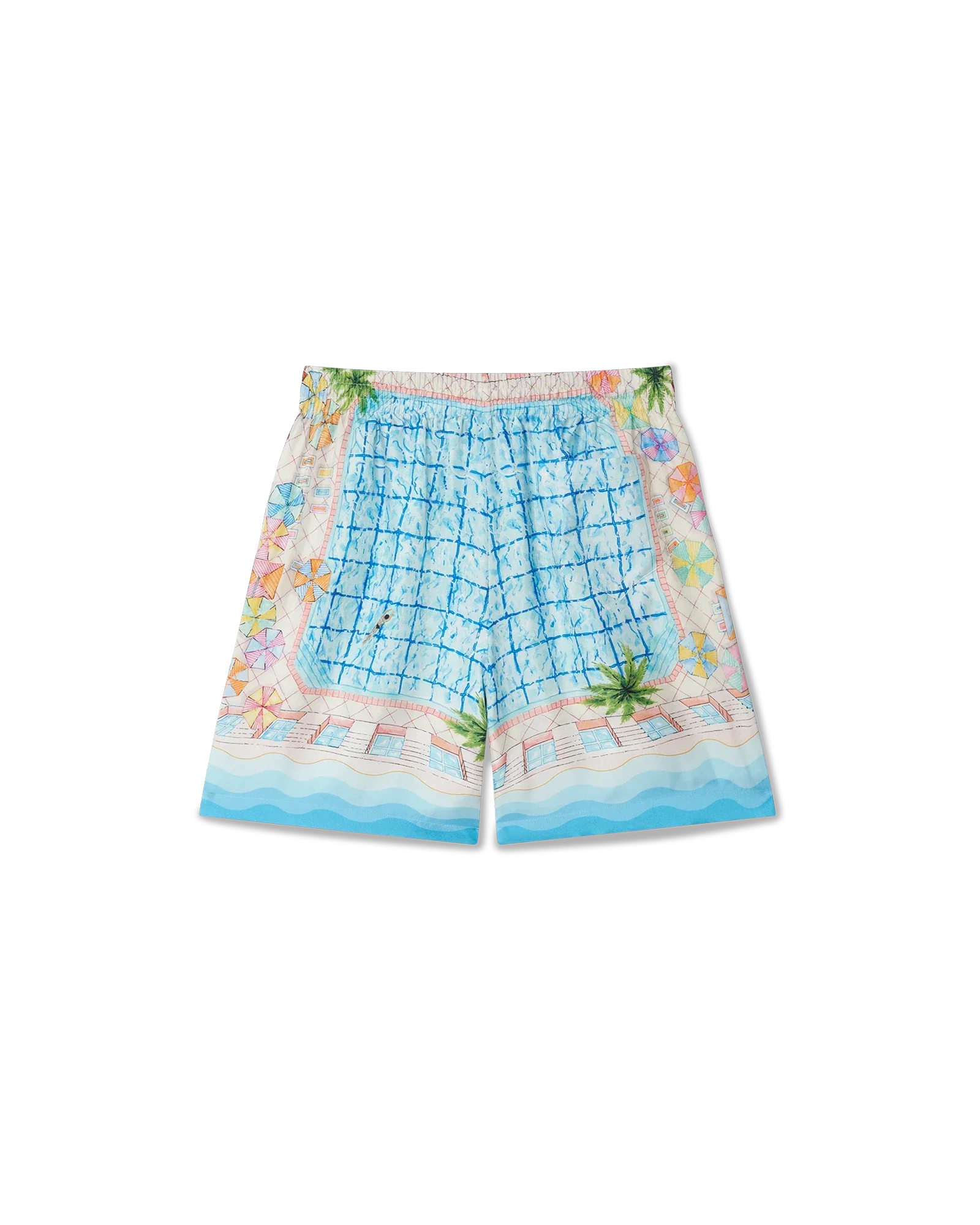 Le Plongeon Silk Shorts