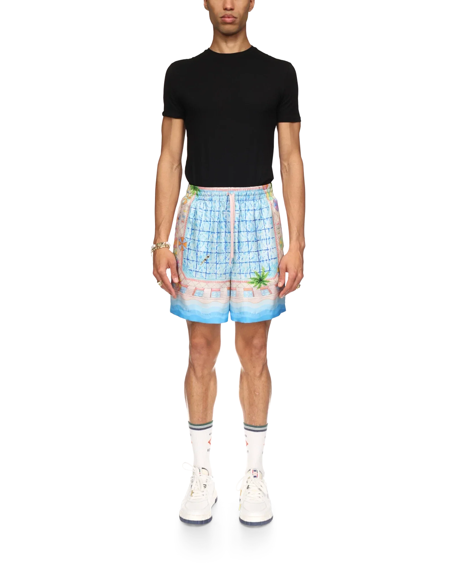 Le Plongeon Silk Shorts