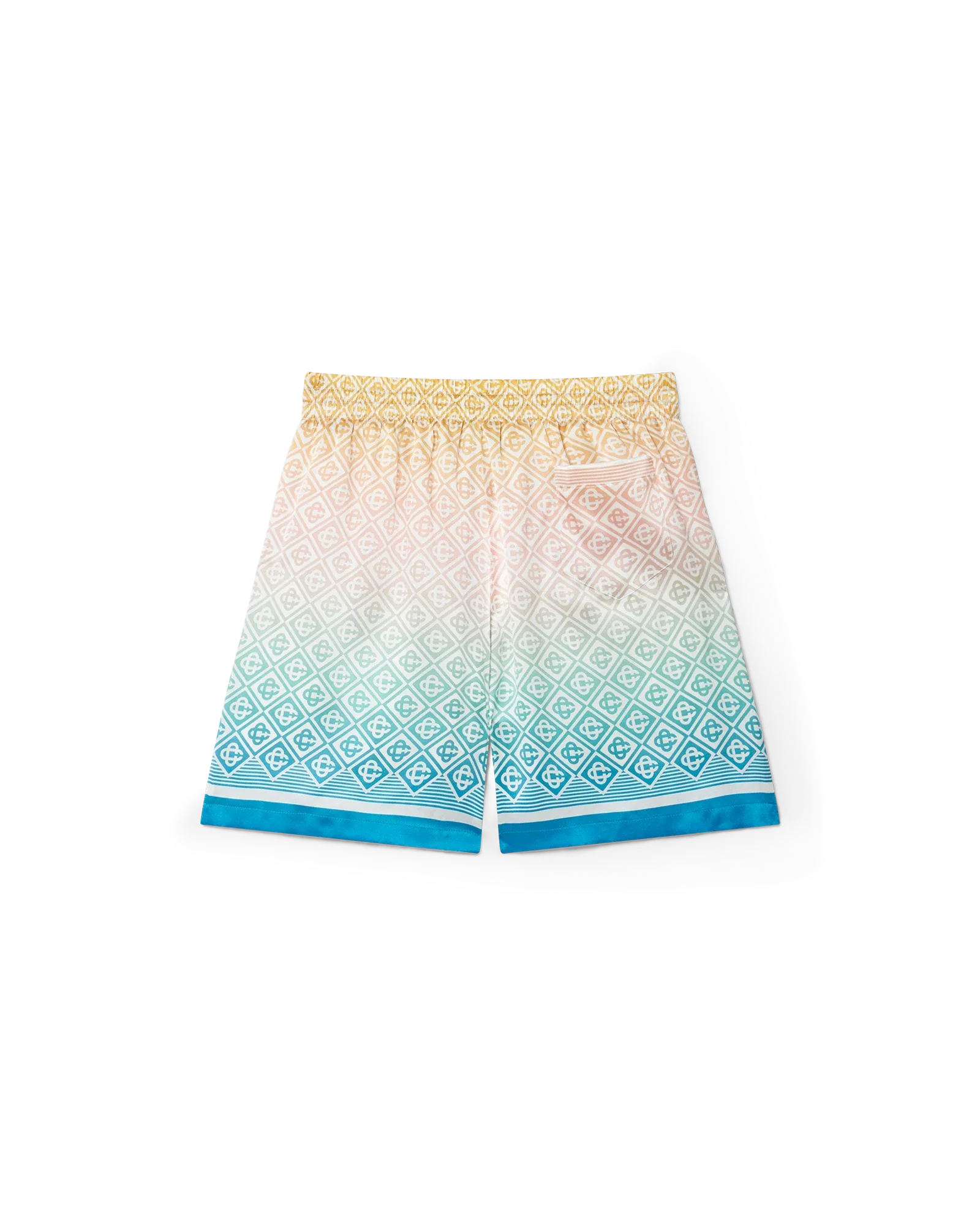 Gradient Monogram Silk Shorts