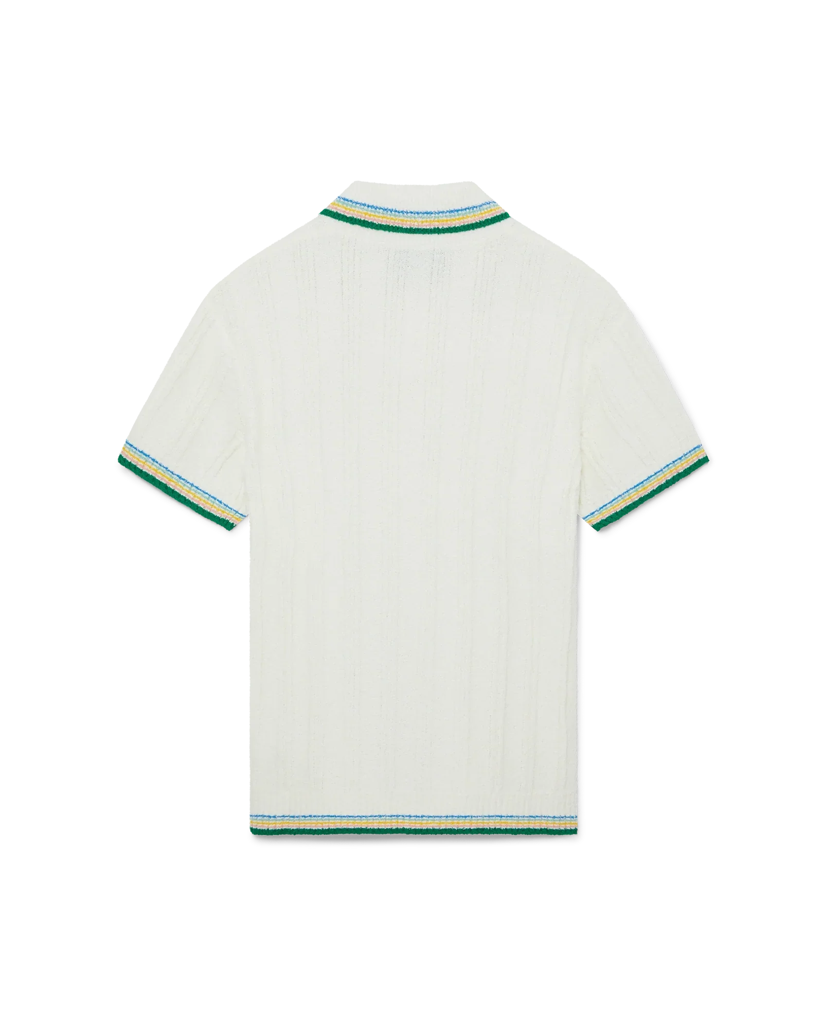 Rib Boucle Polo Shirt