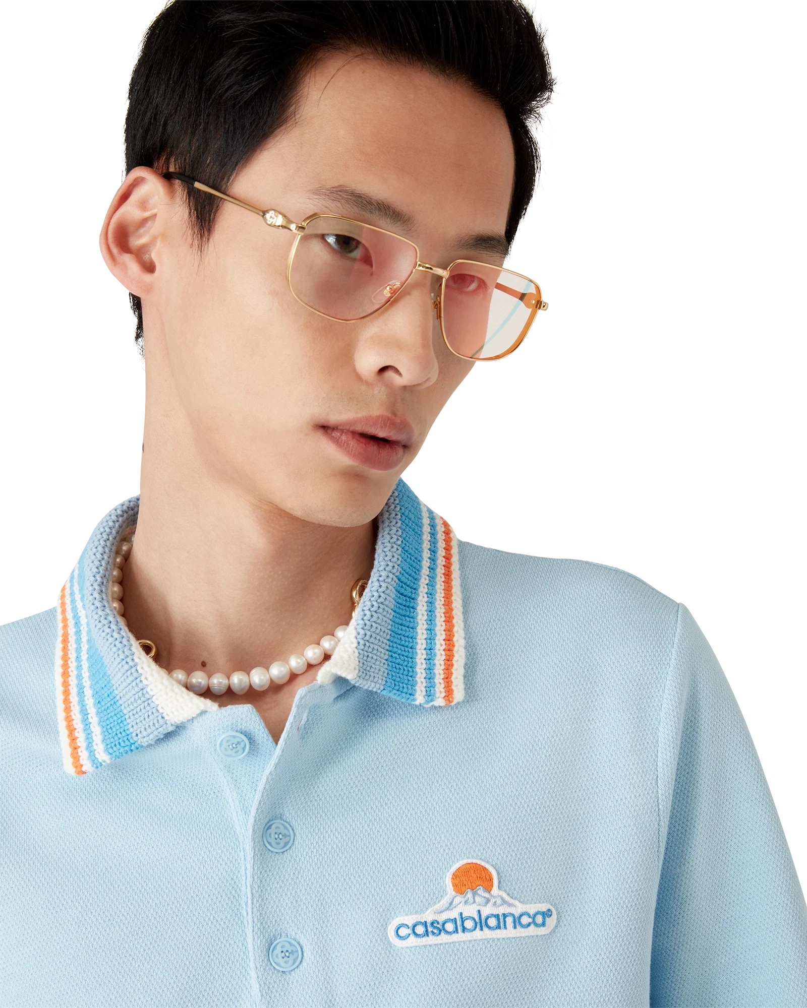 Knit Pique Short Sleeve Polo Shirt