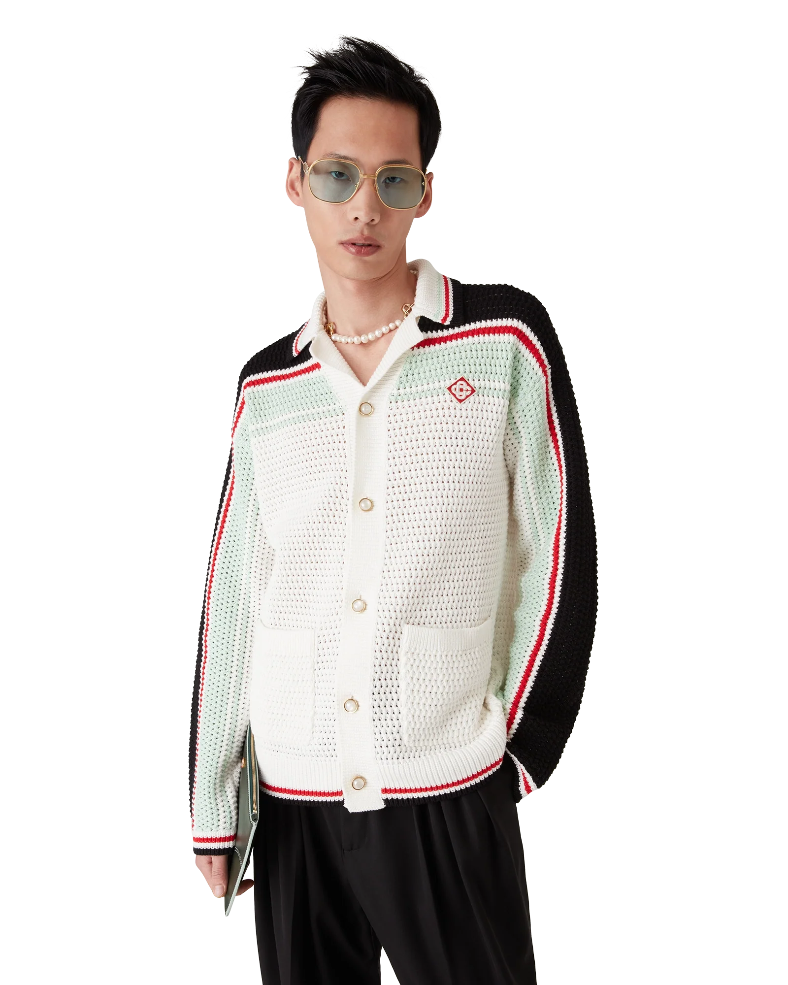 Cotton Tennis Crochet Shacket