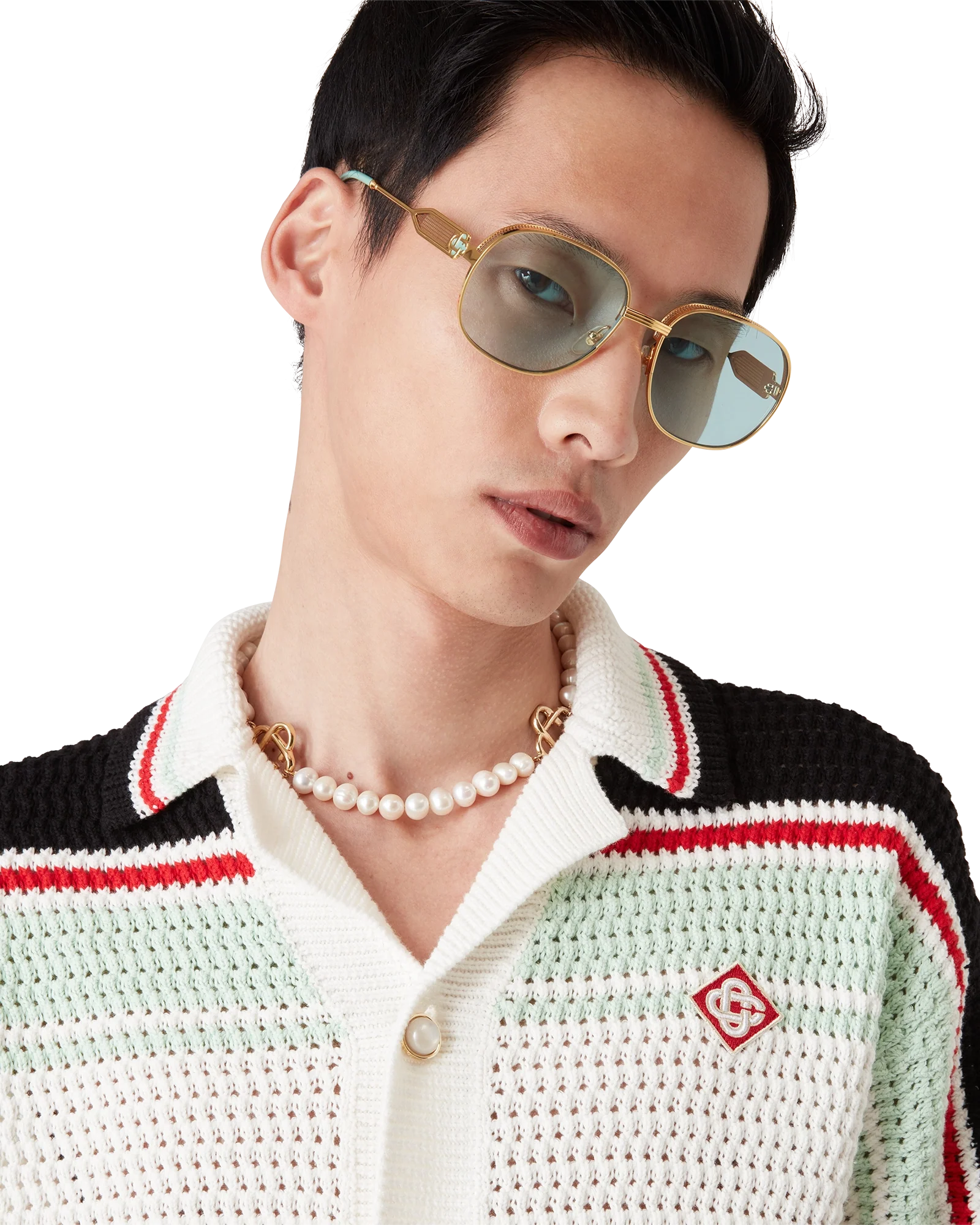 Cotton Tennis Crochet Shacket