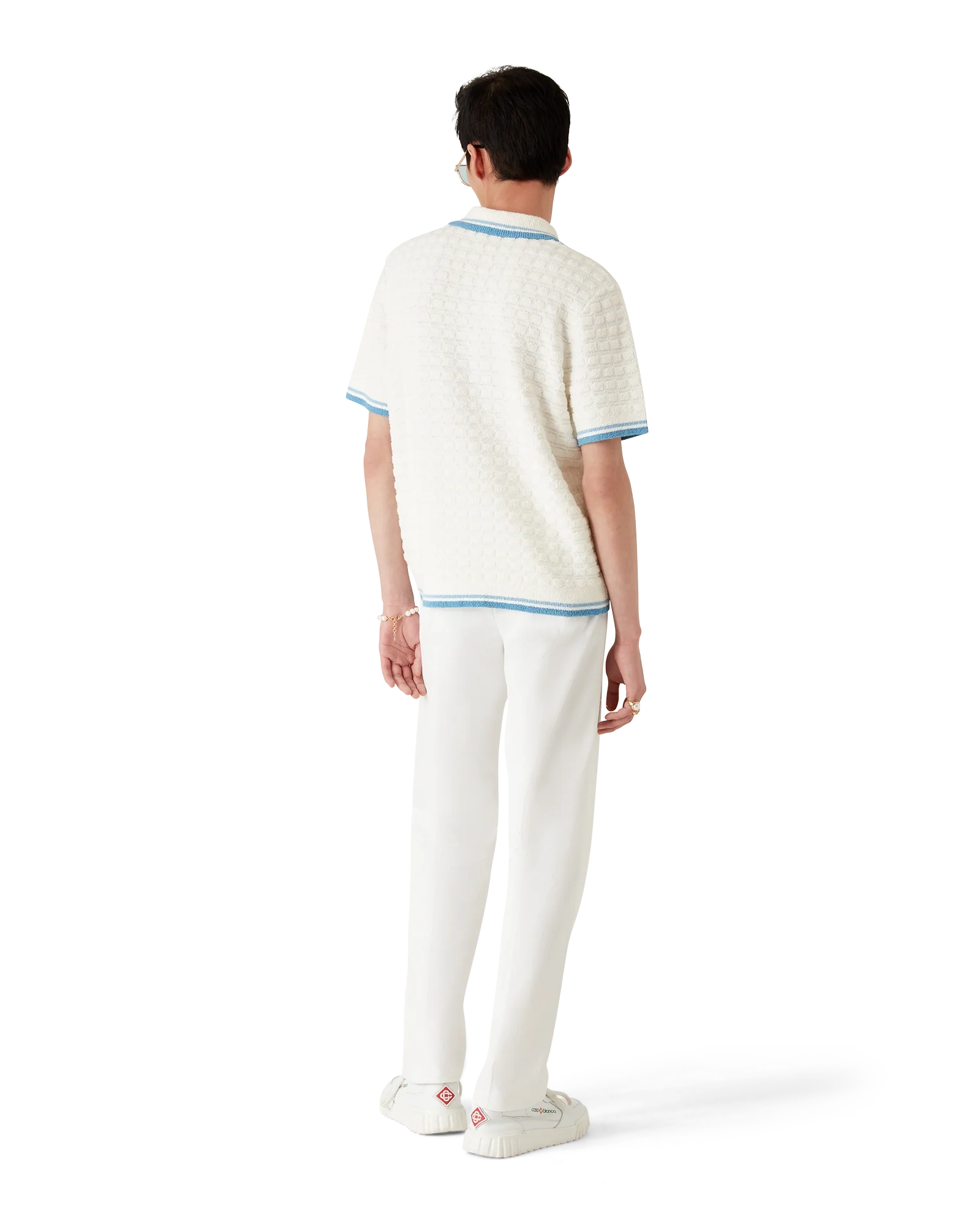 Cotton Boucle Polo Shirt