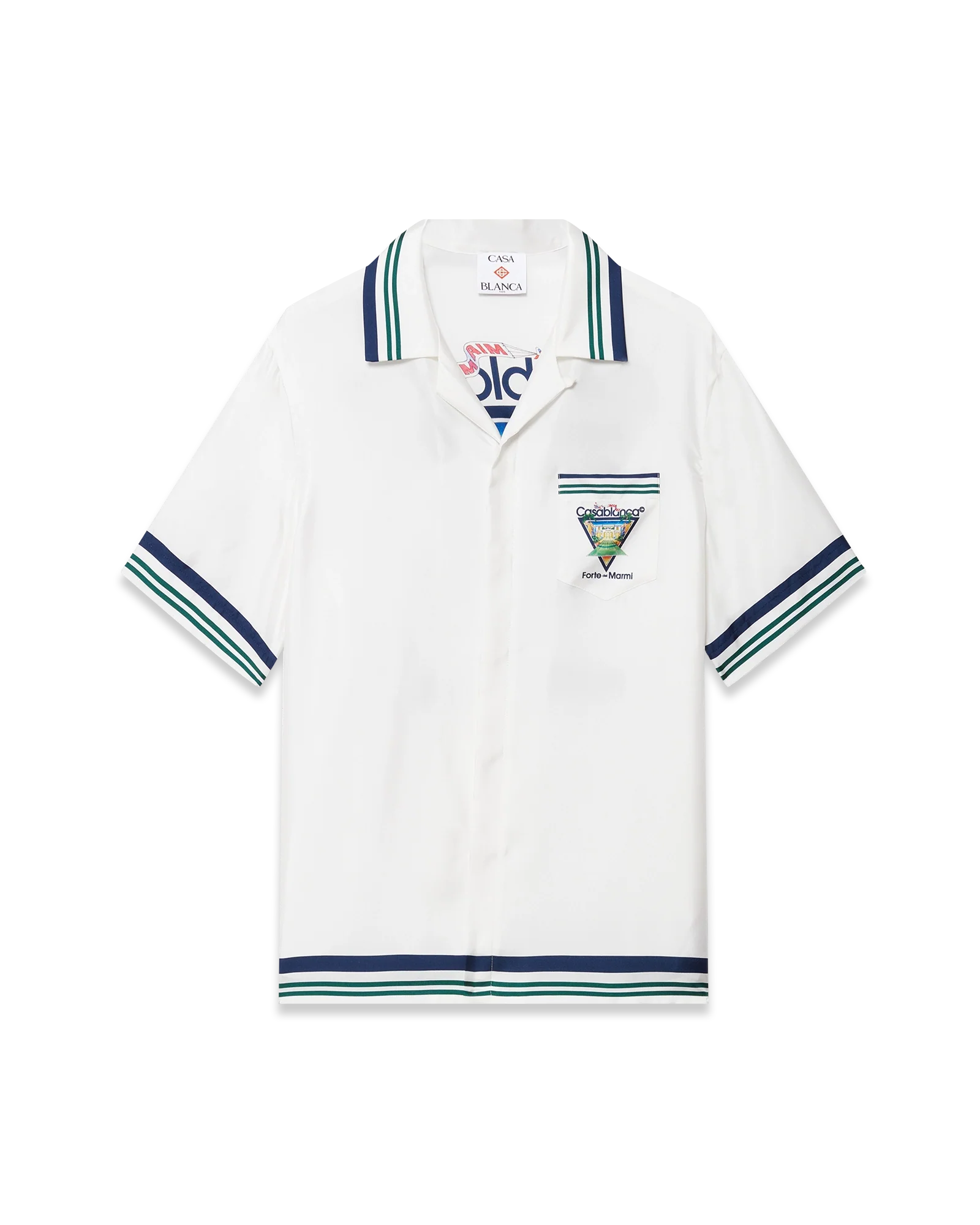 Miami Open x Forte Dei Marmi Short Sleeve Silk Shirt