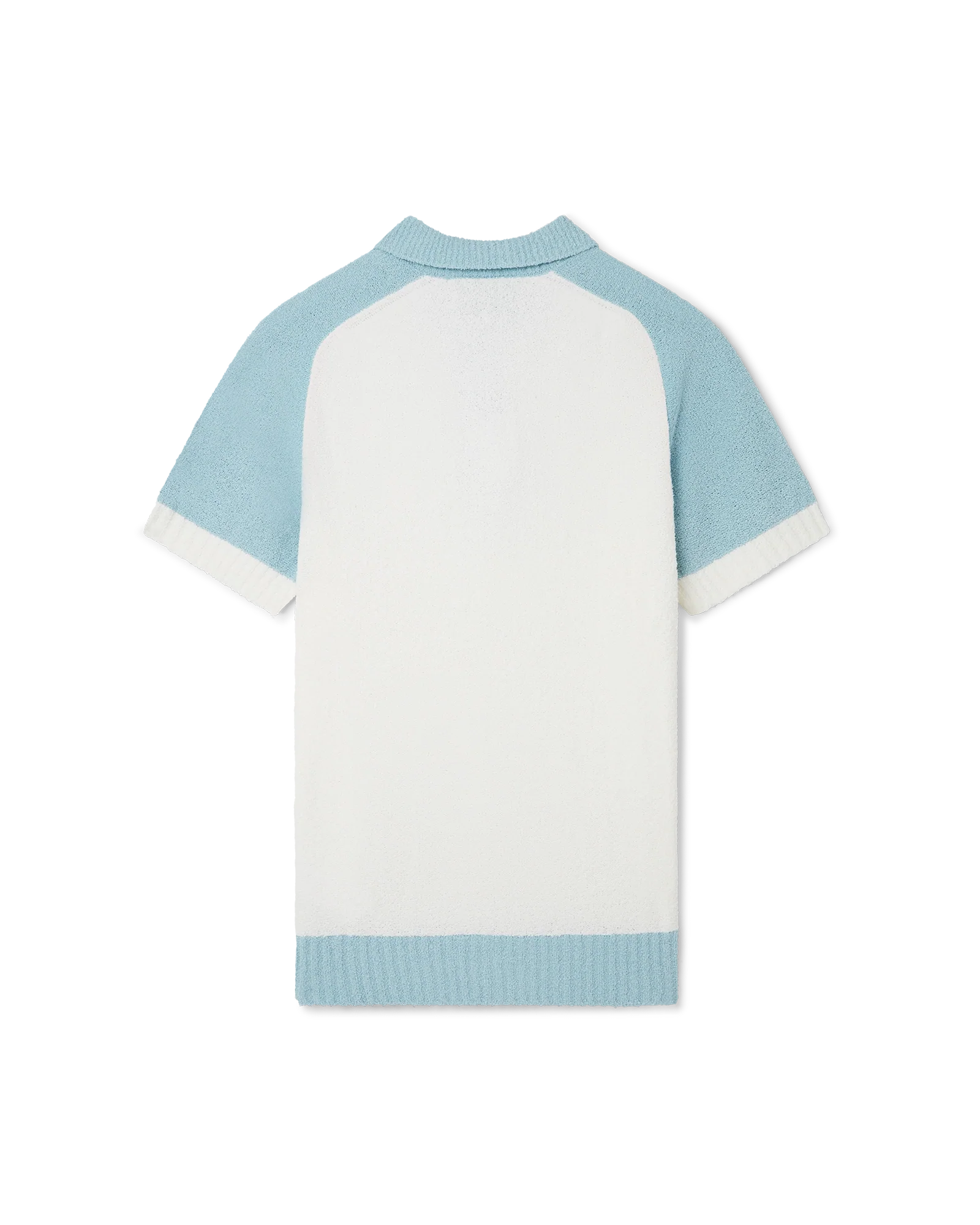 Raglan Boucle Polo Shirt