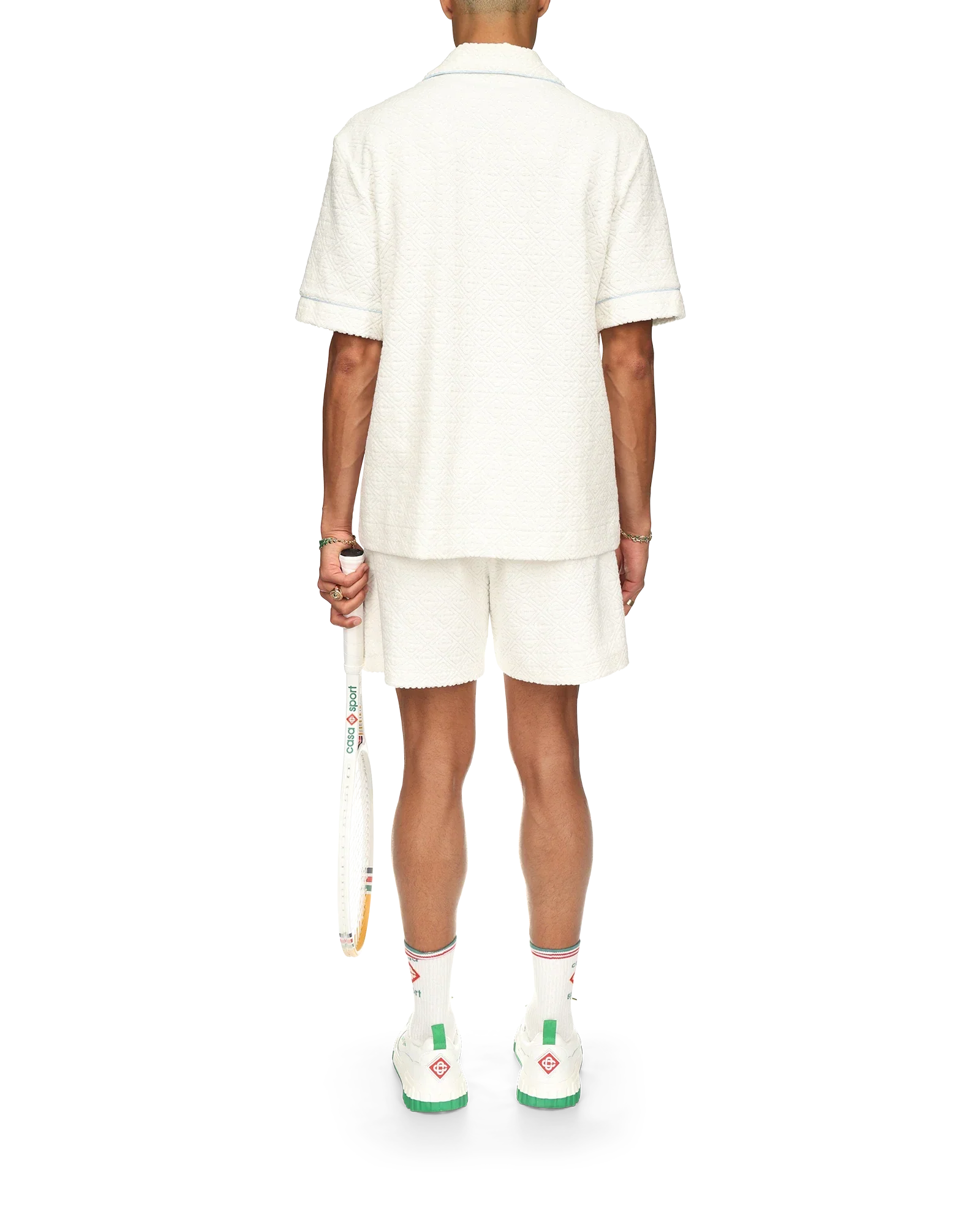 Monogram Terry Short Sleeve Shirt