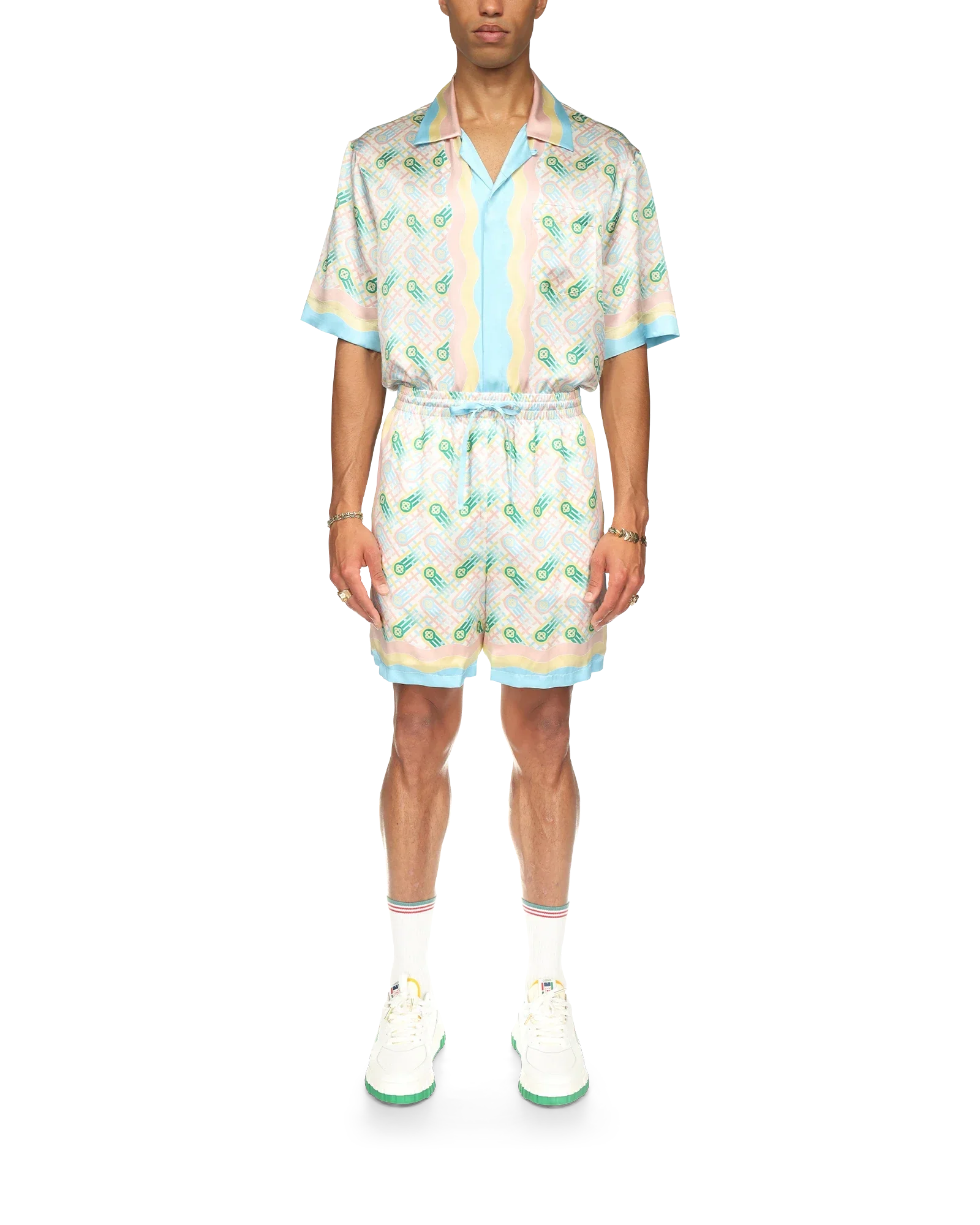 Ping Pong Silk Shorts
