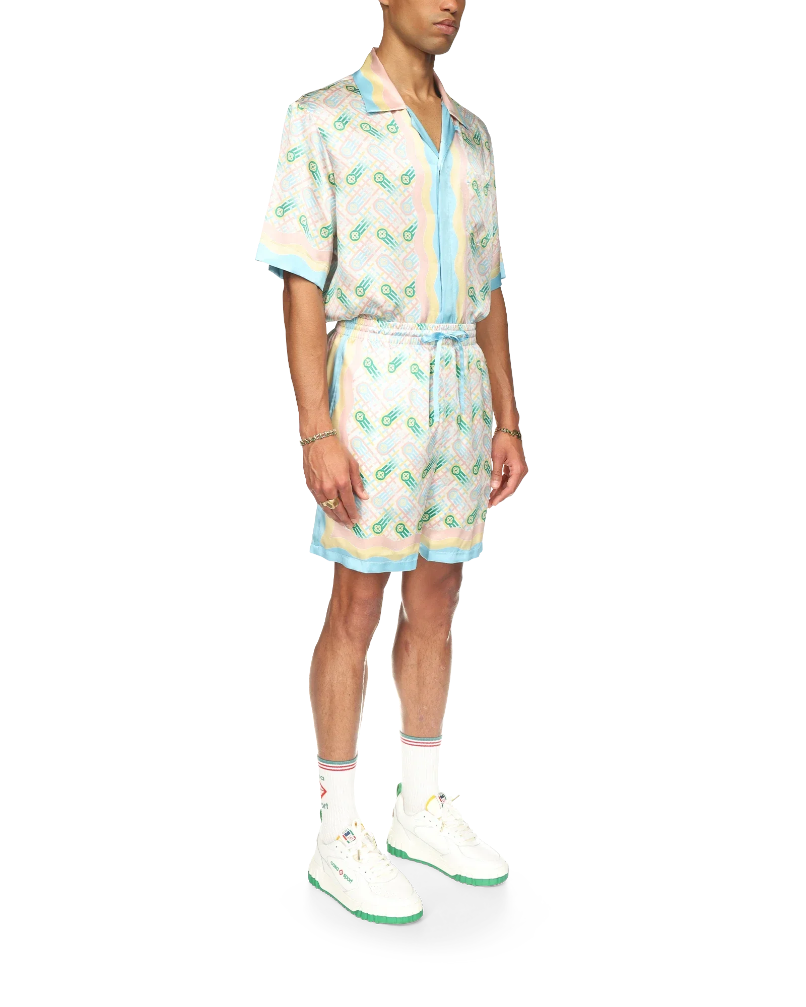 Ping Pong Silk Shorts