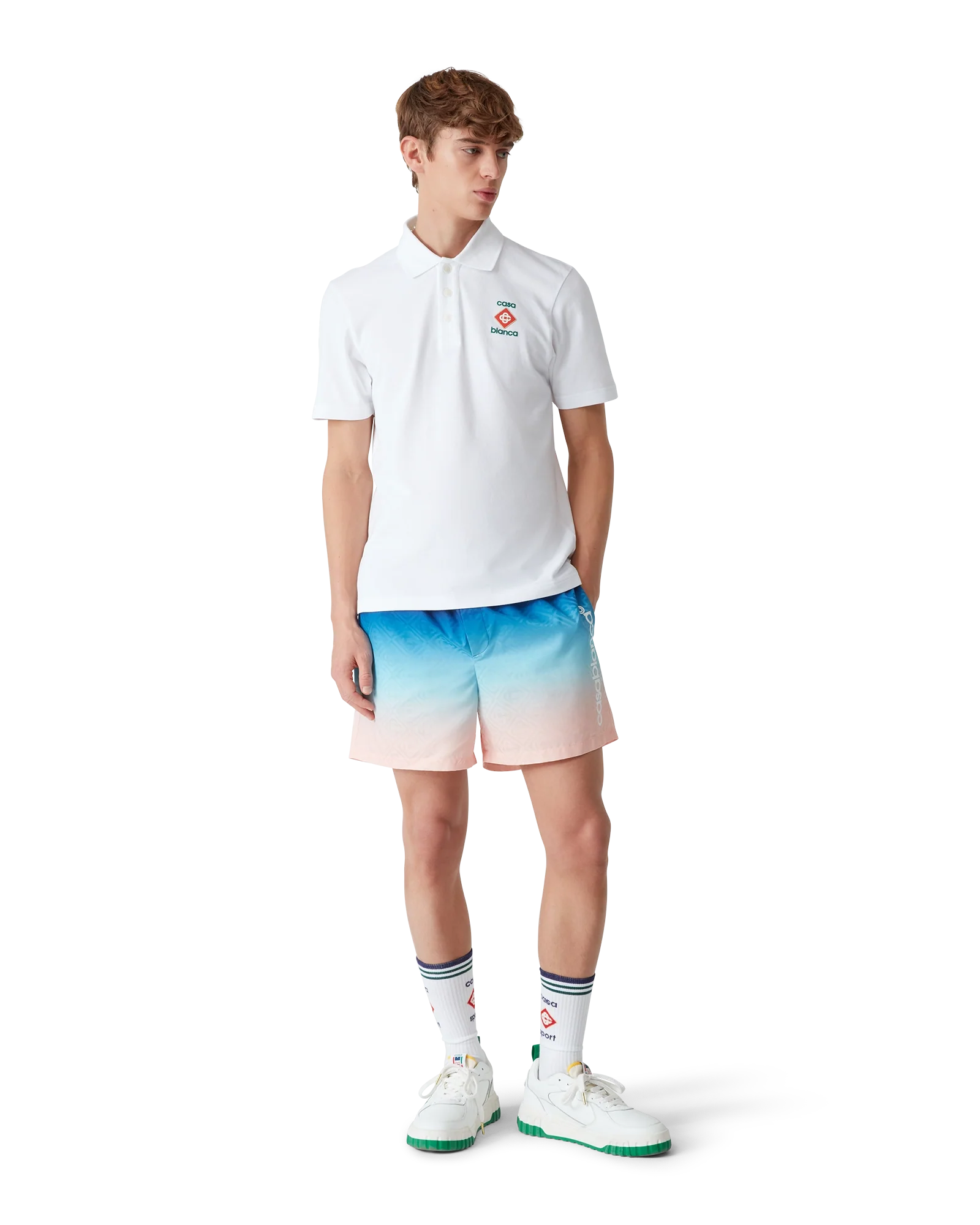 Logo Pique Polo Shirt