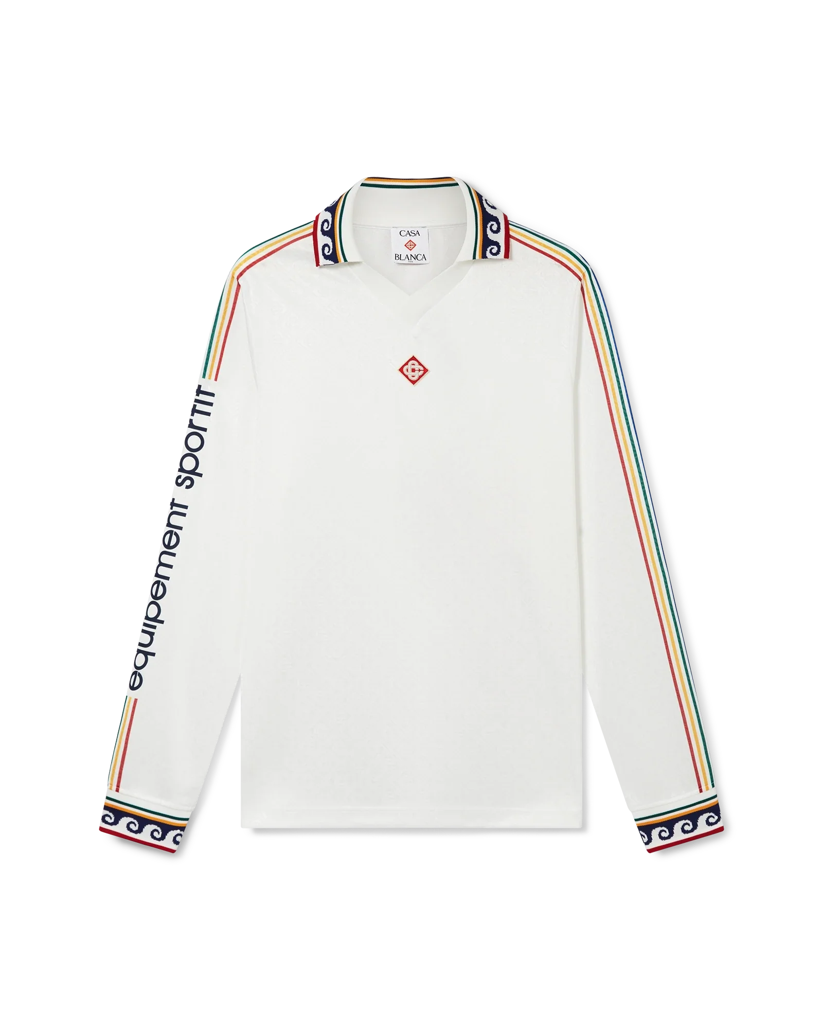 Jacquard Monogram Football Long Sleeve Shirt