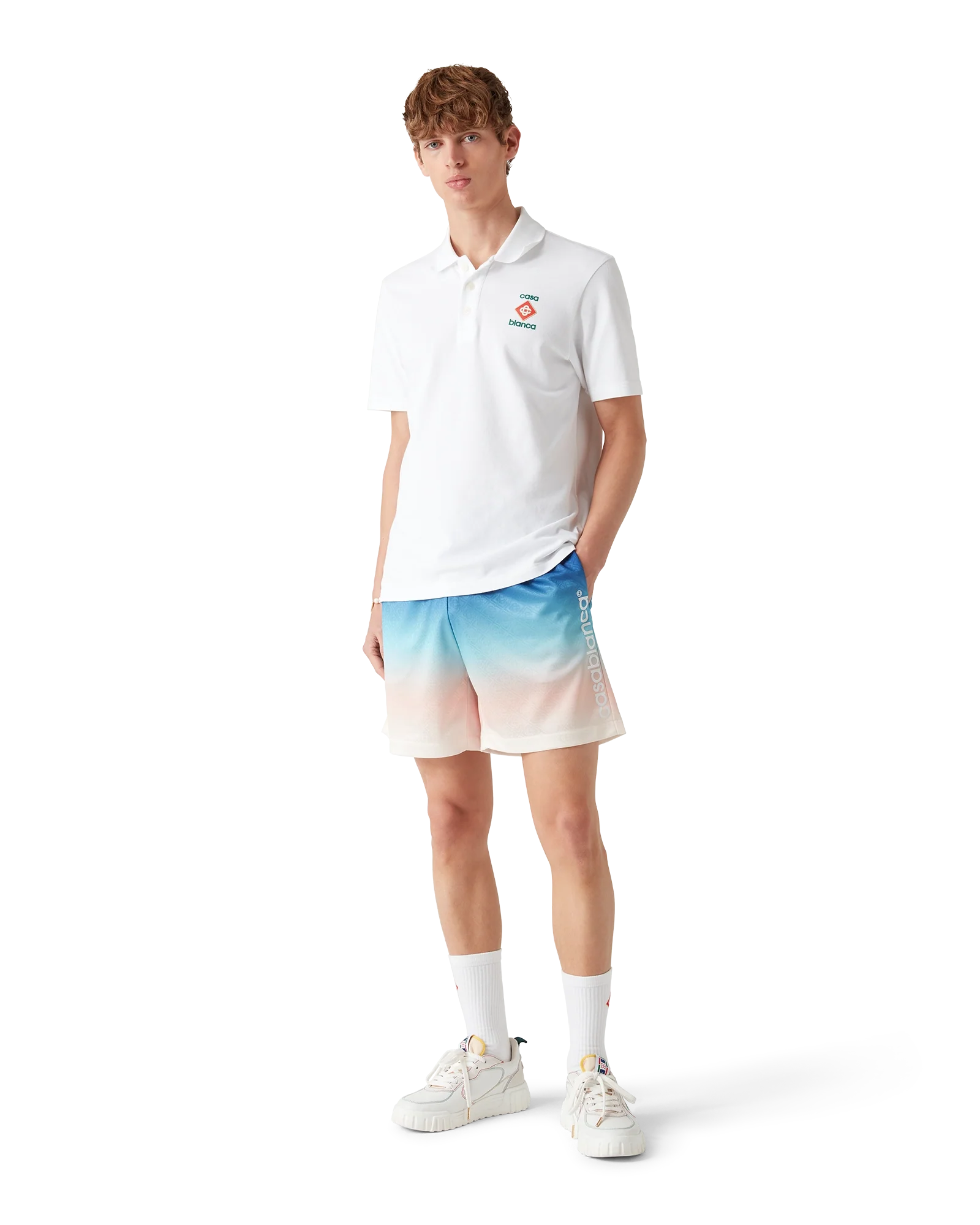 Gradient Football Shorts
