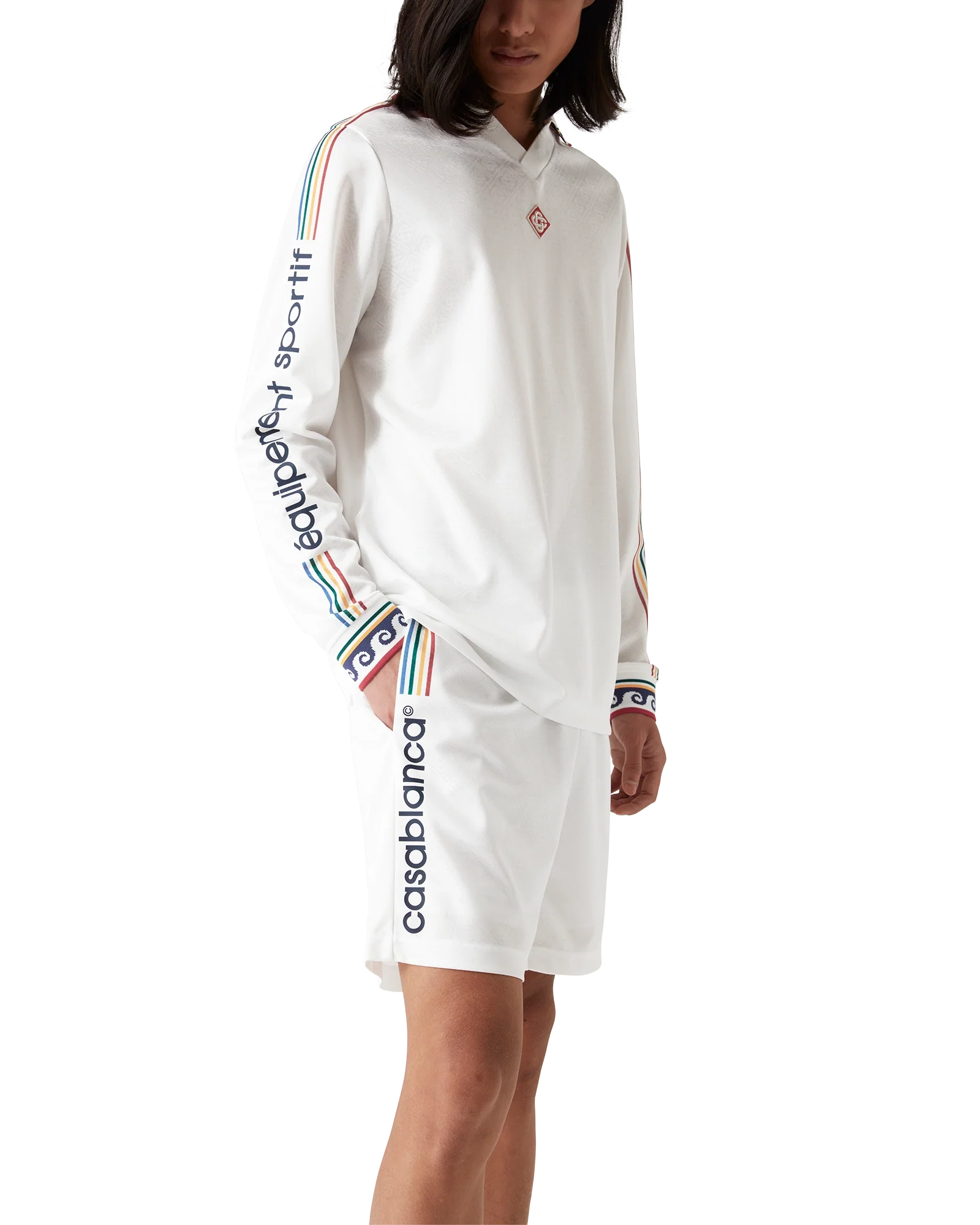 Jacquard Monogram Football Shorts