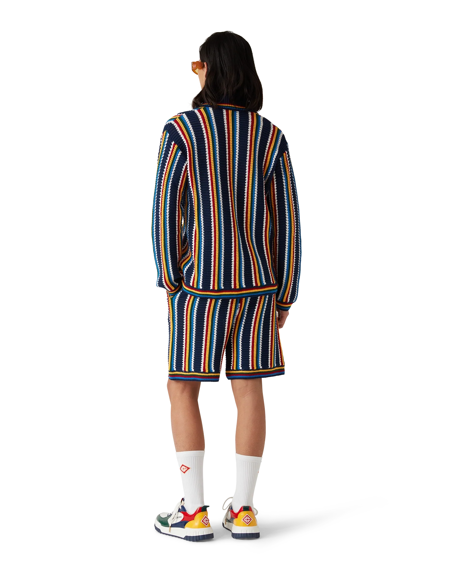 Crochet Stripe Shirt