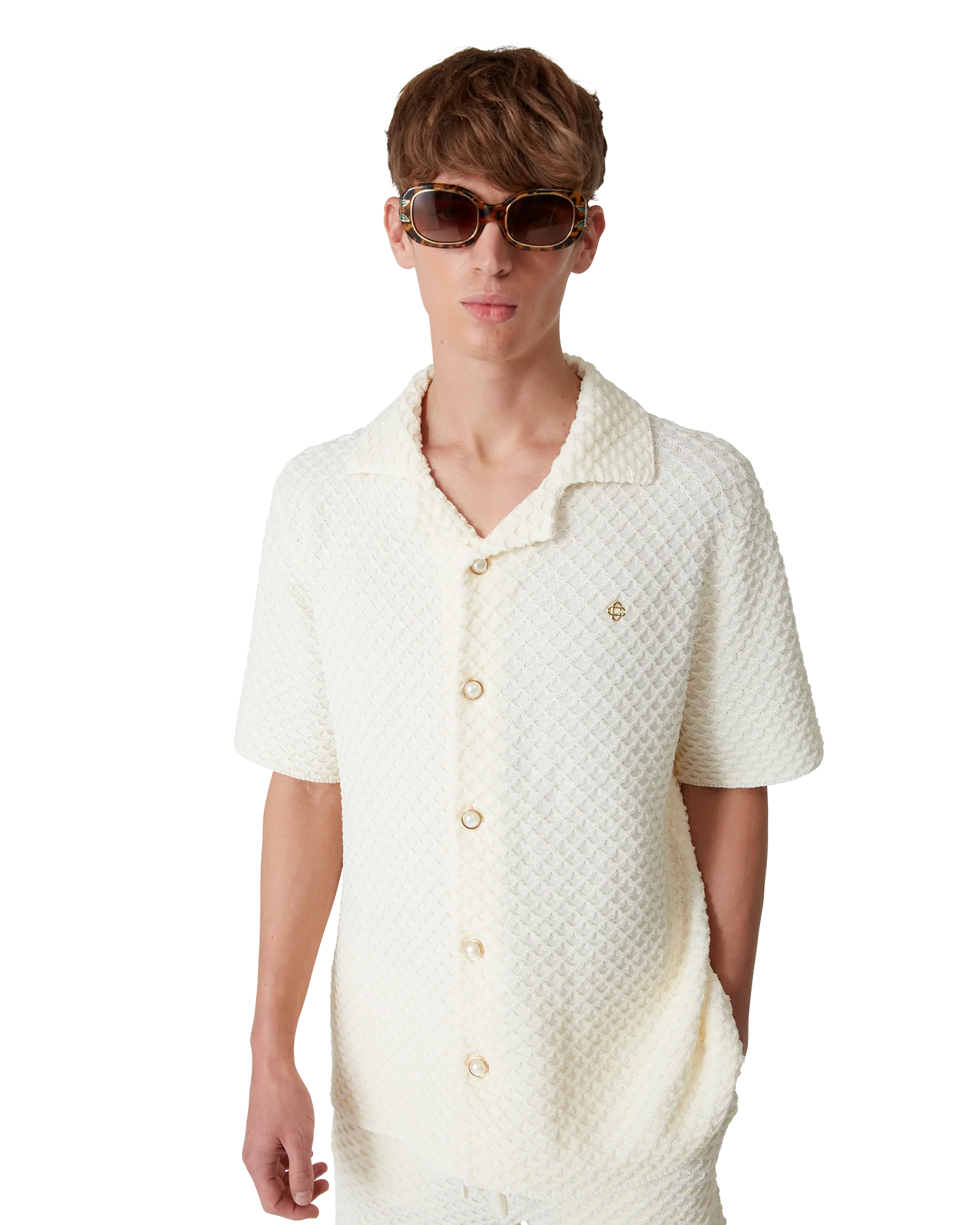Textured Knitted Shirt