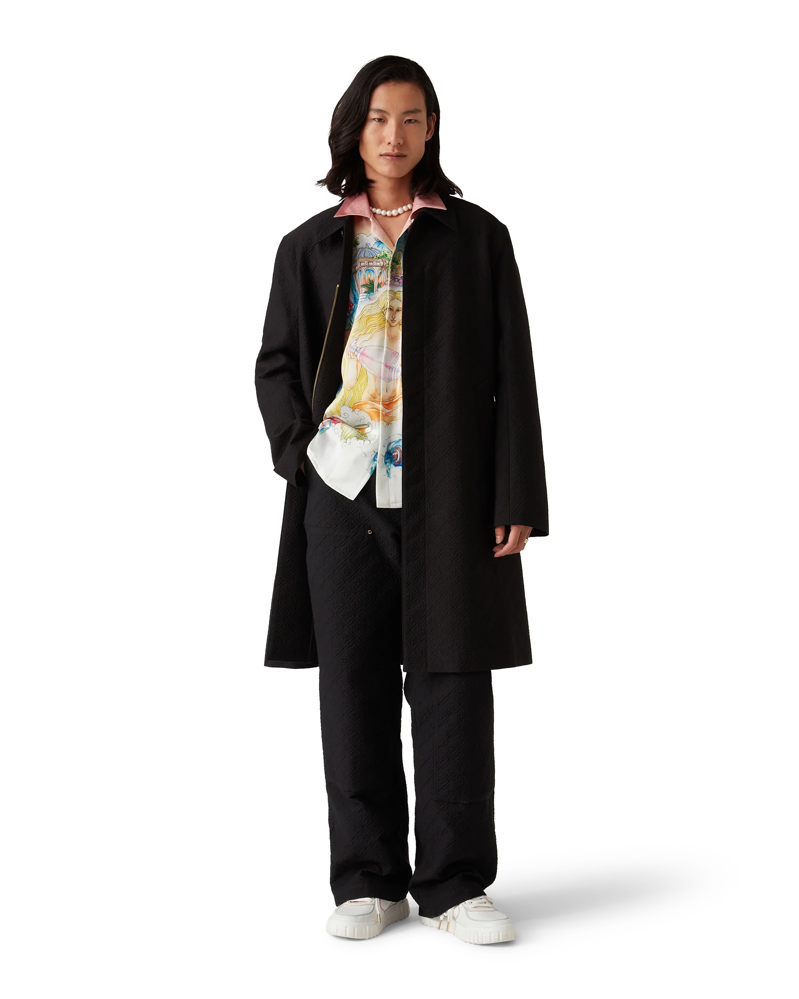Jacquard Car Coat