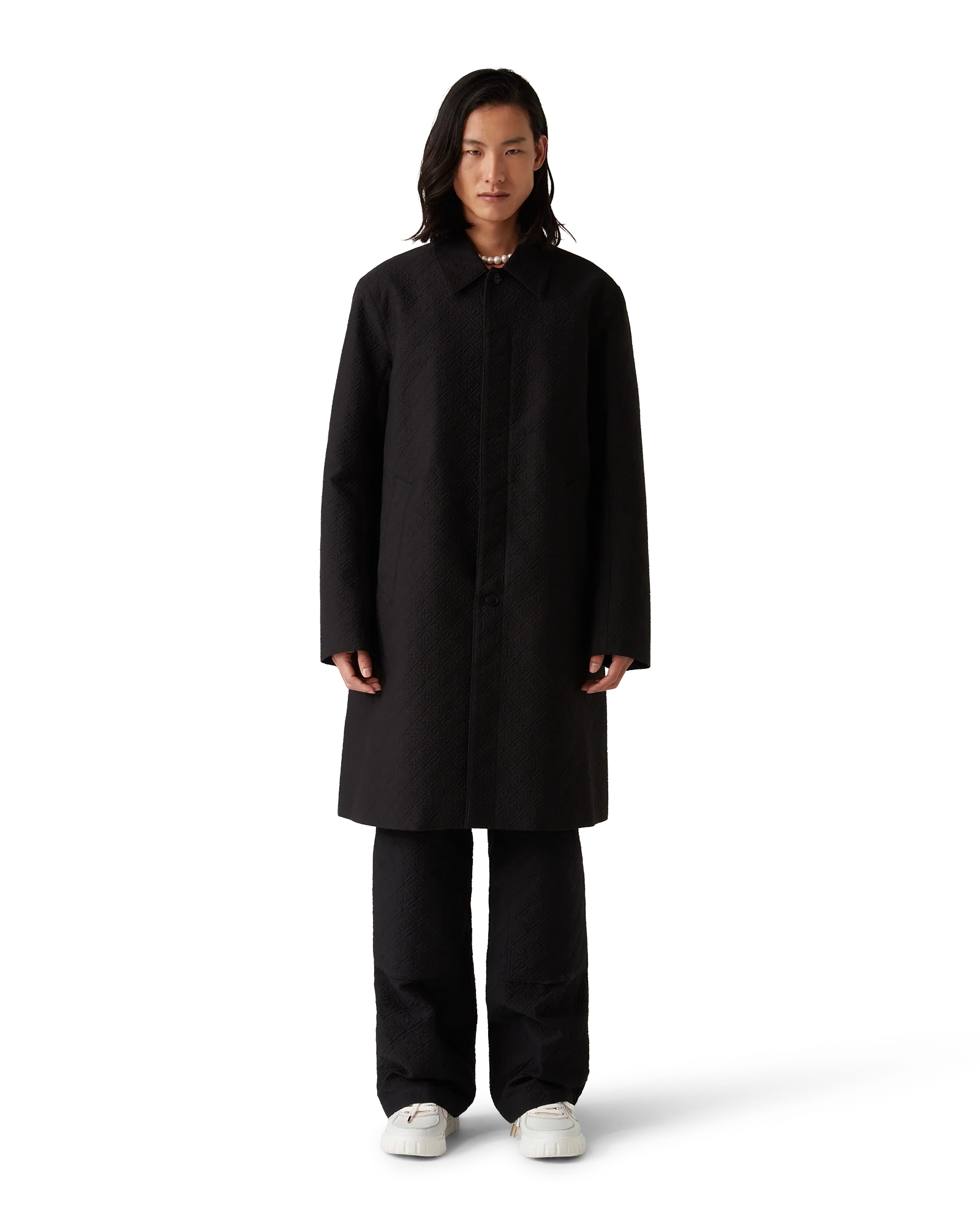 Jacquard Car Coat