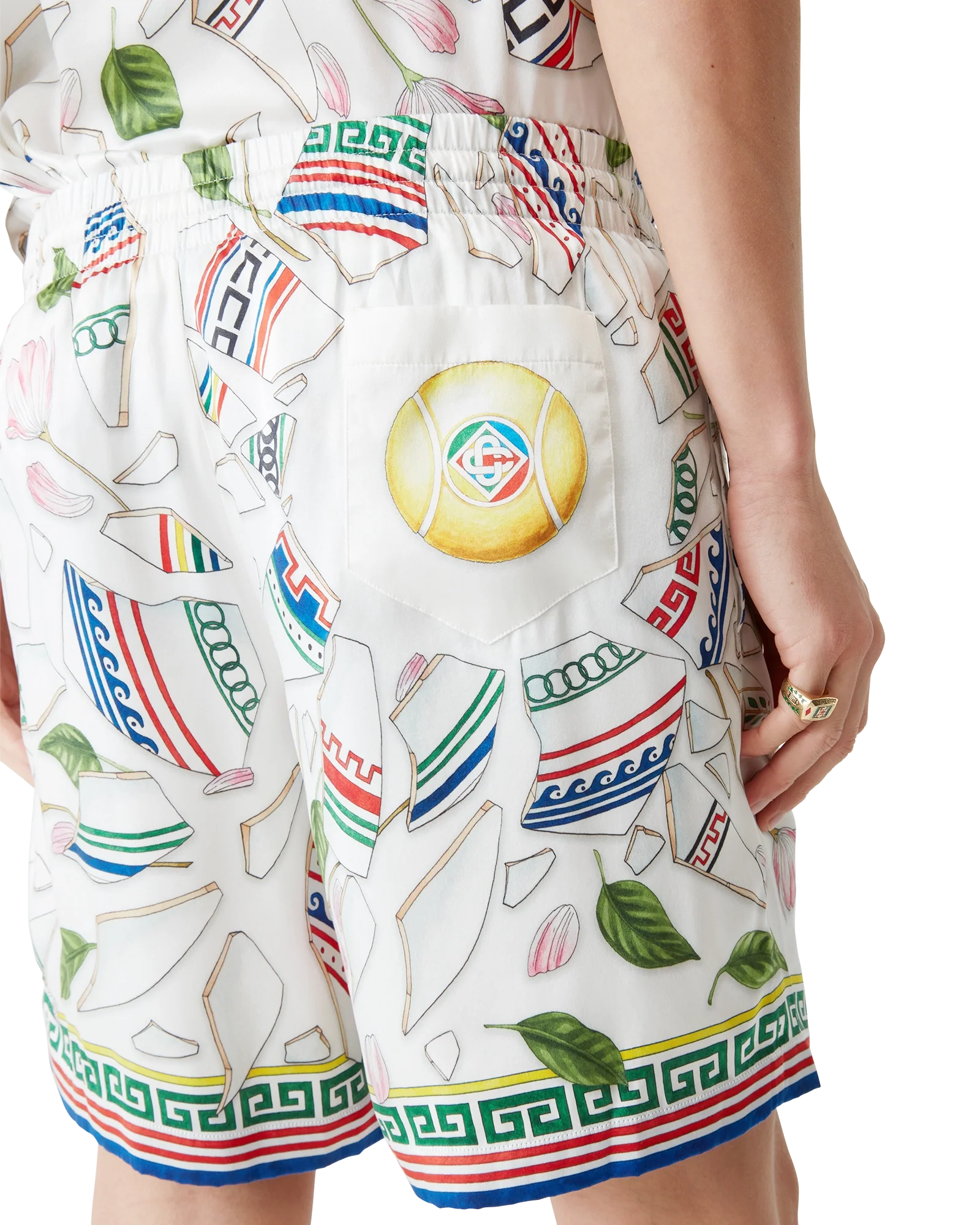 Le Vase Brise Silk Shorts