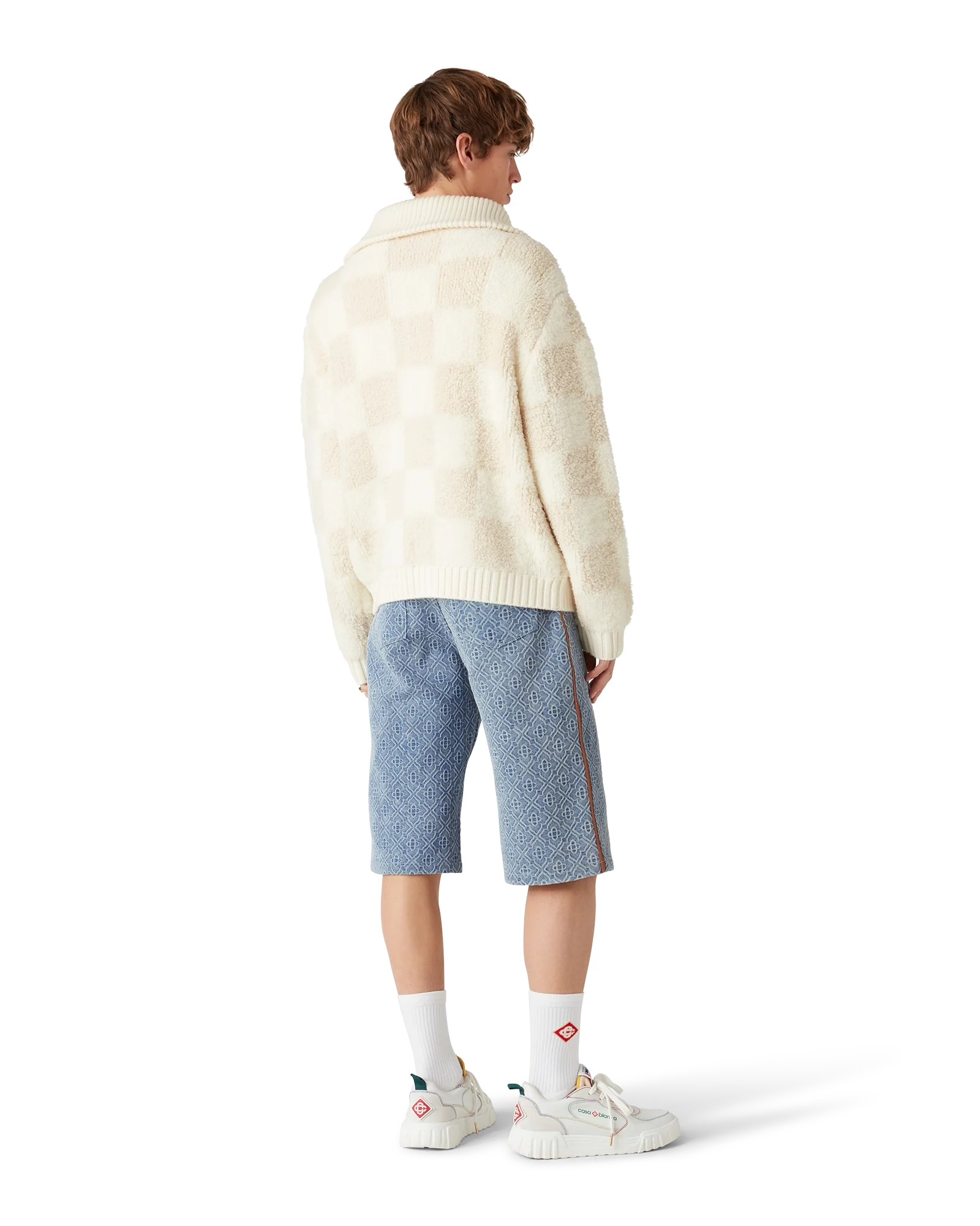 Monogram Jean Shorts