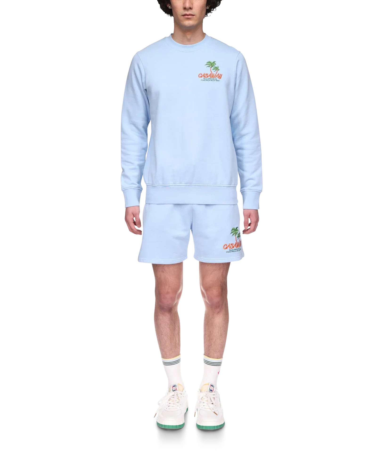 Blue Coachella Valley Sweatshort