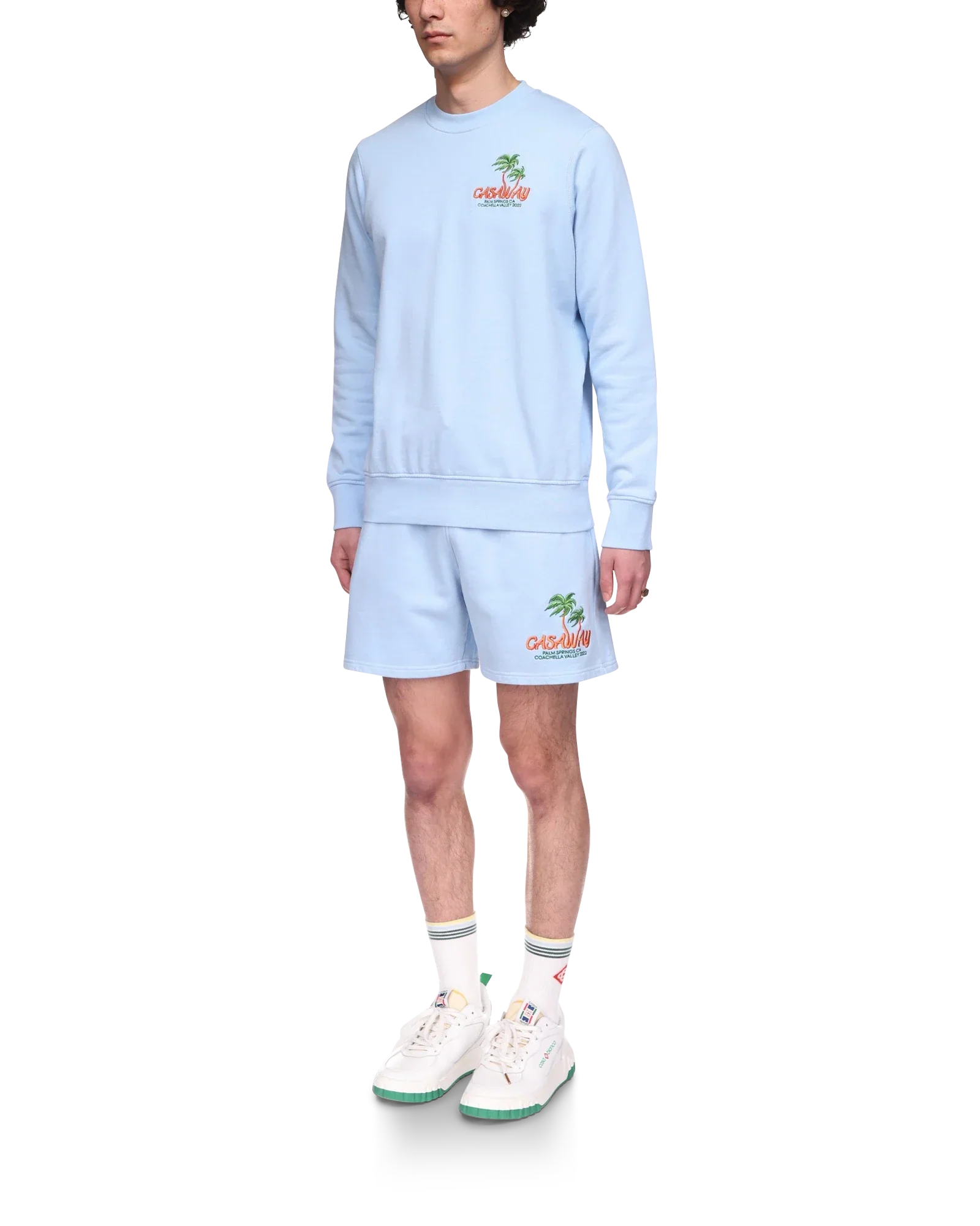 Blue Coachella Valley Sweatshort