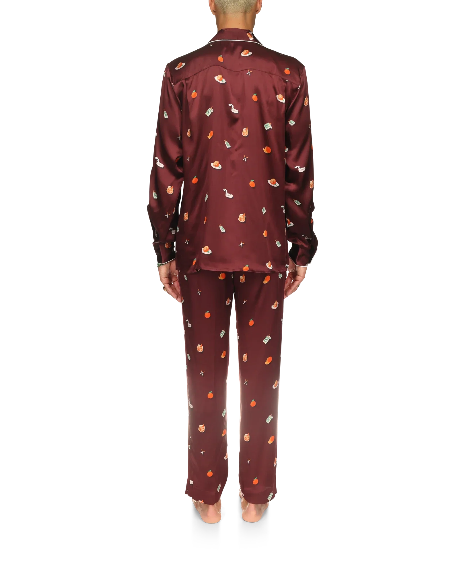 Vices Silk Satin Pyjama Shirt