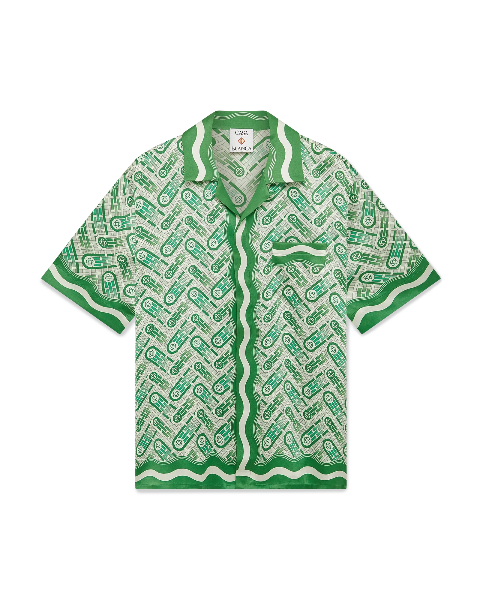 Ping Pong Silk Short Sleeve Shirt