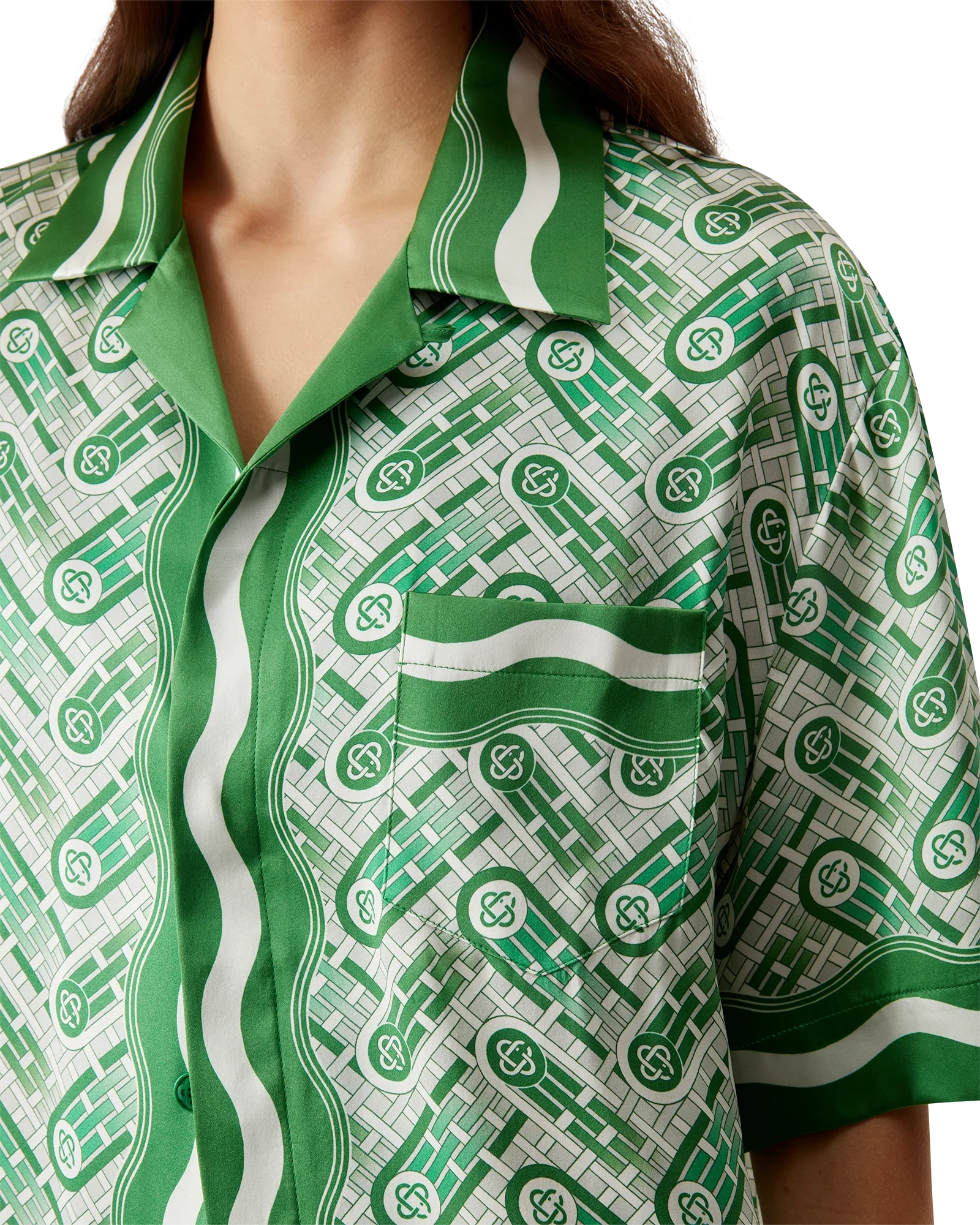 Ping Pong Silk Short Sleeve Shirt