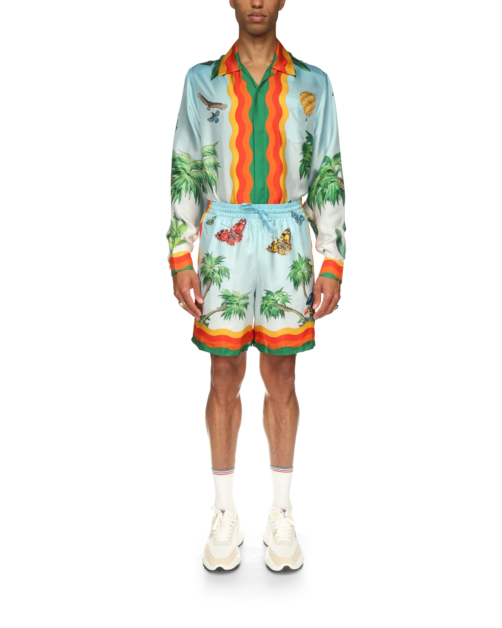 Palm Springs Tennis Club Silk Shorts