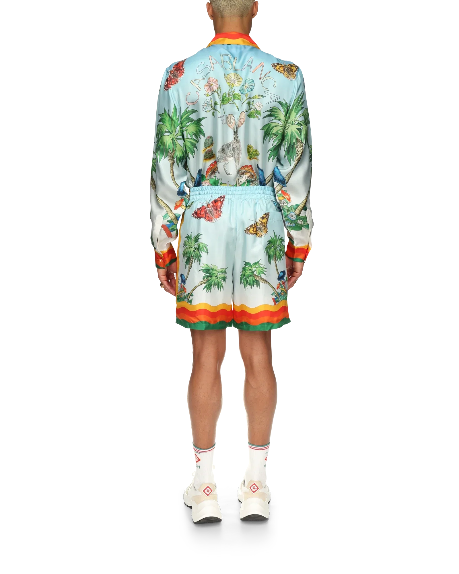 Palm Springs Tennis Club Silk Shorts