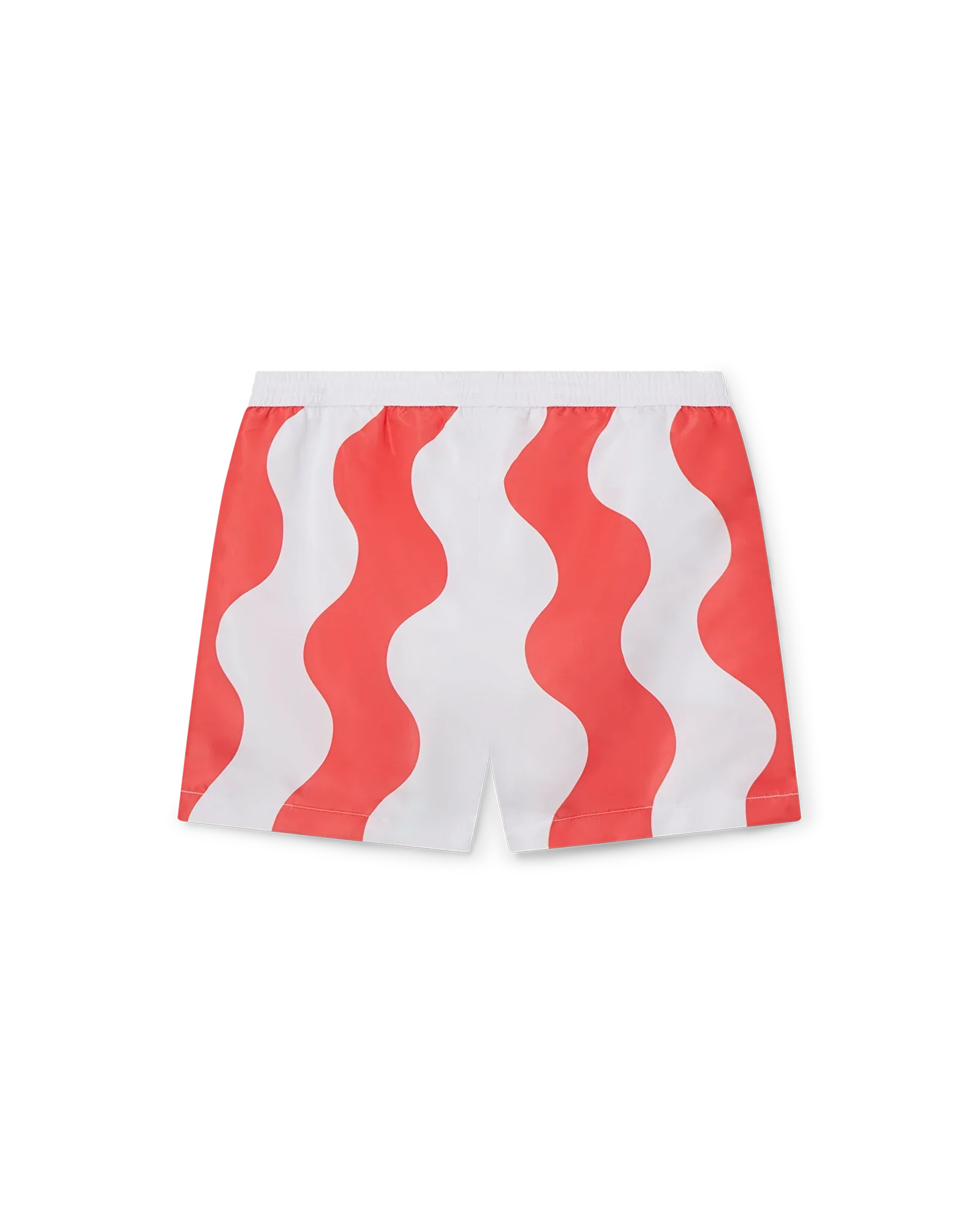 Red Memphis Wave Swim Trunks