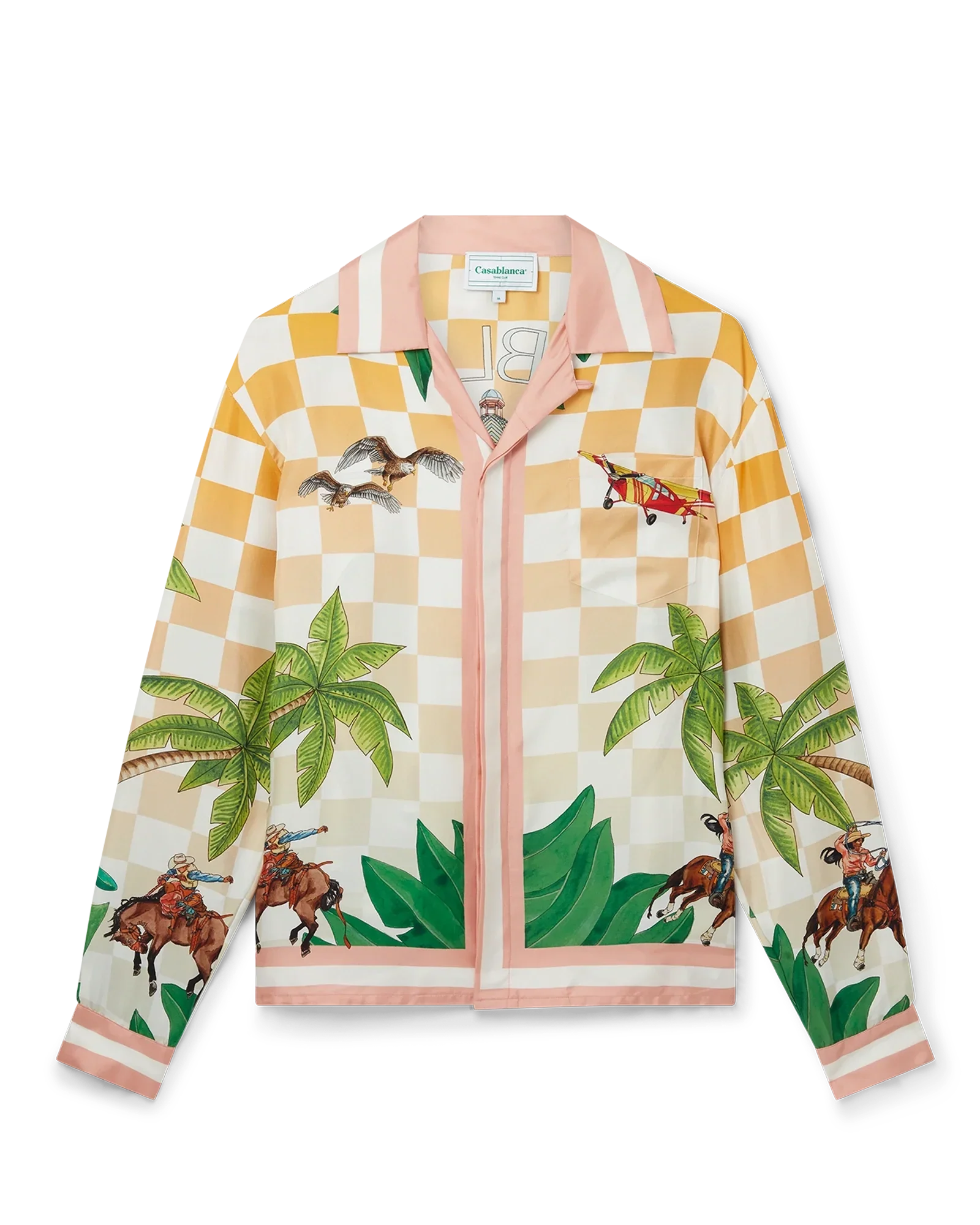 Tennis Club Silk Shirt