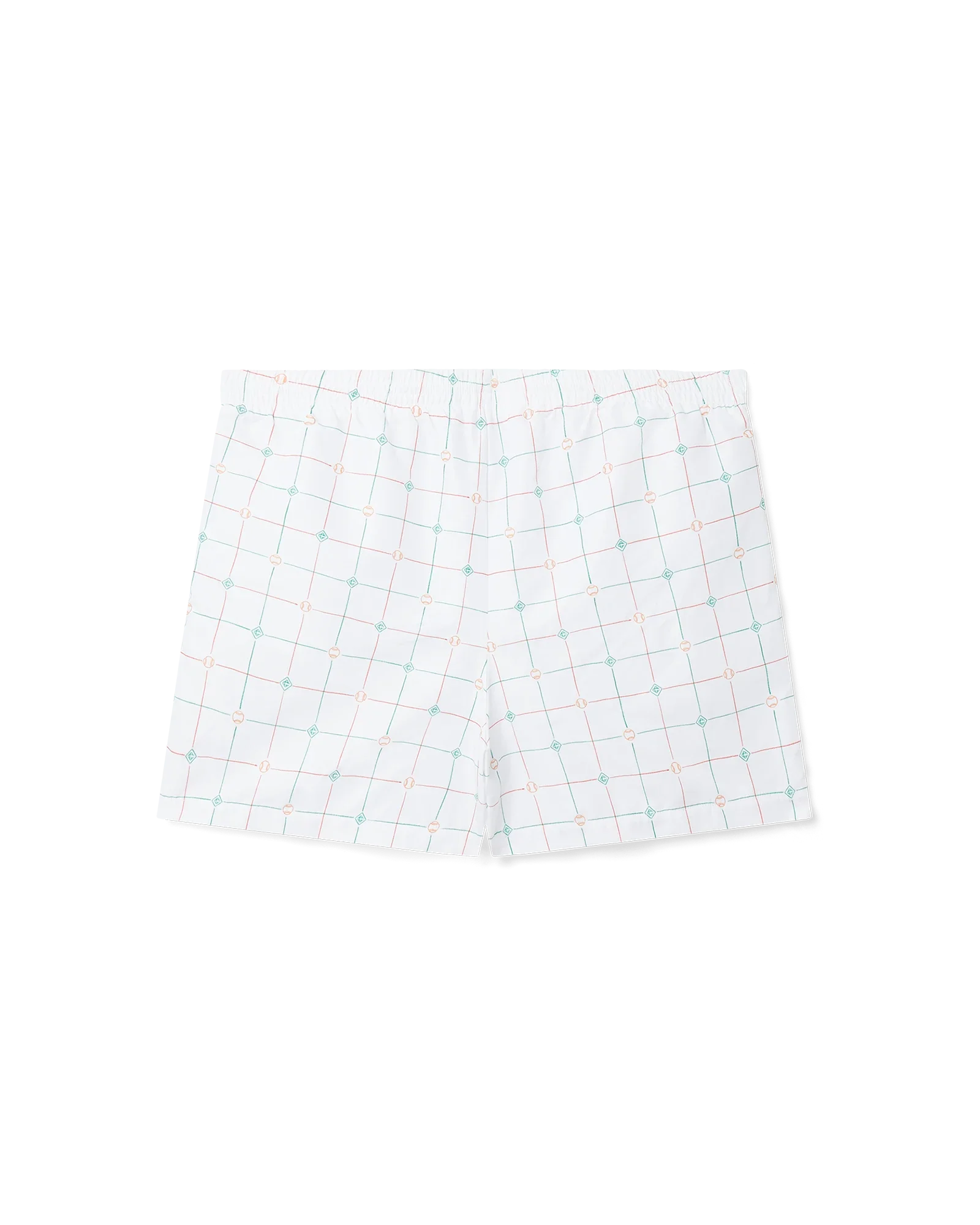 Tennis Check Swim Trunks
