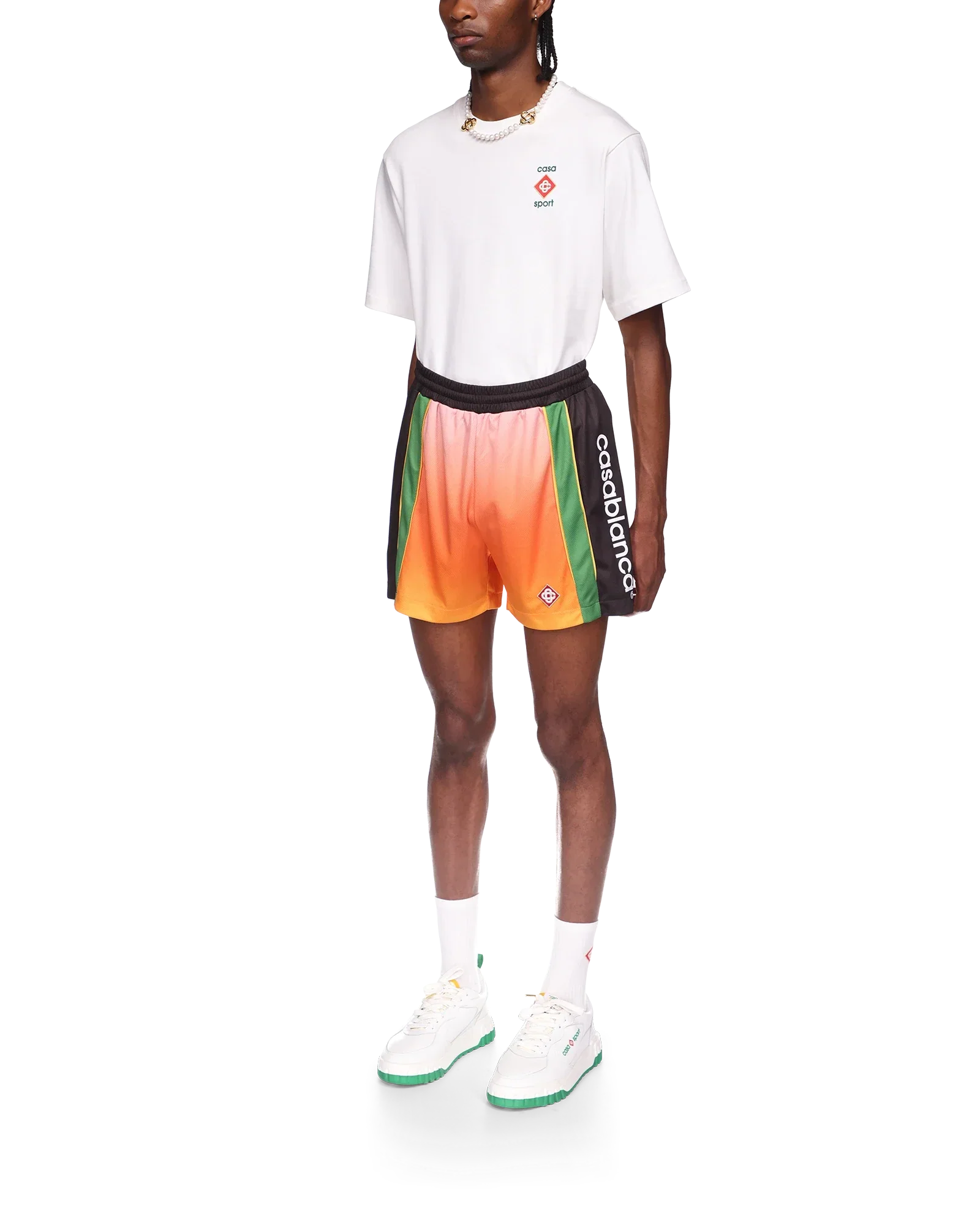 Gradient Football Shorts