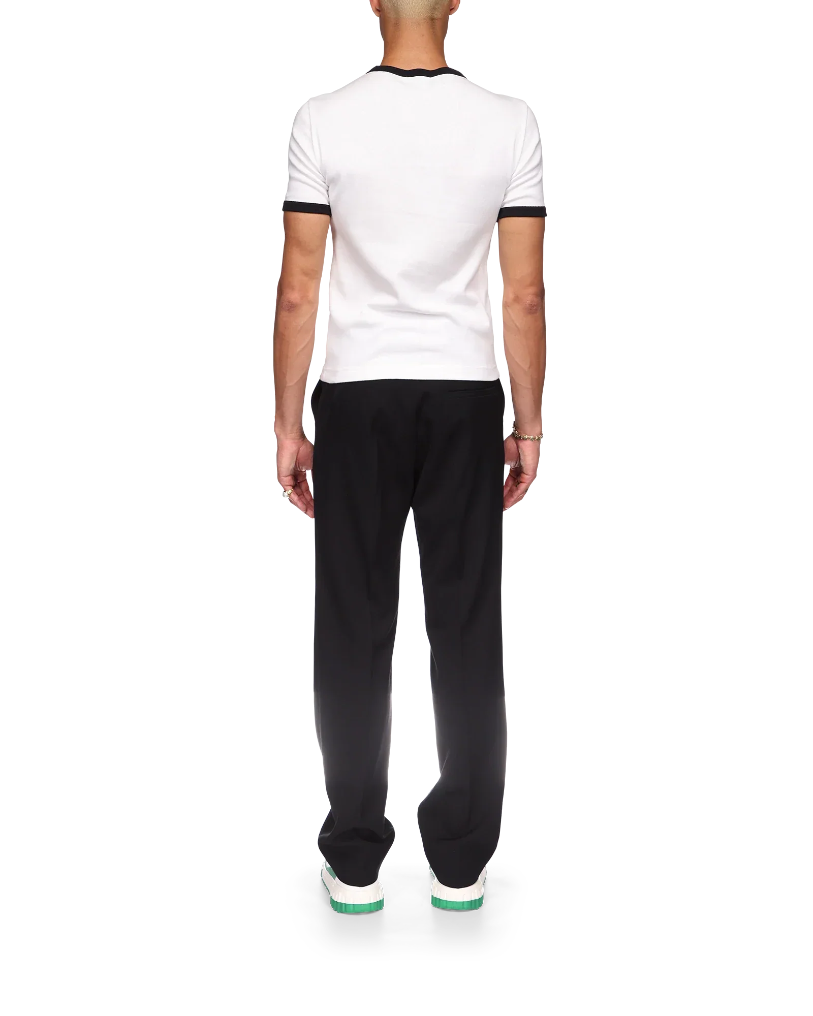 Gradient Stripe Ringer T-Shirt