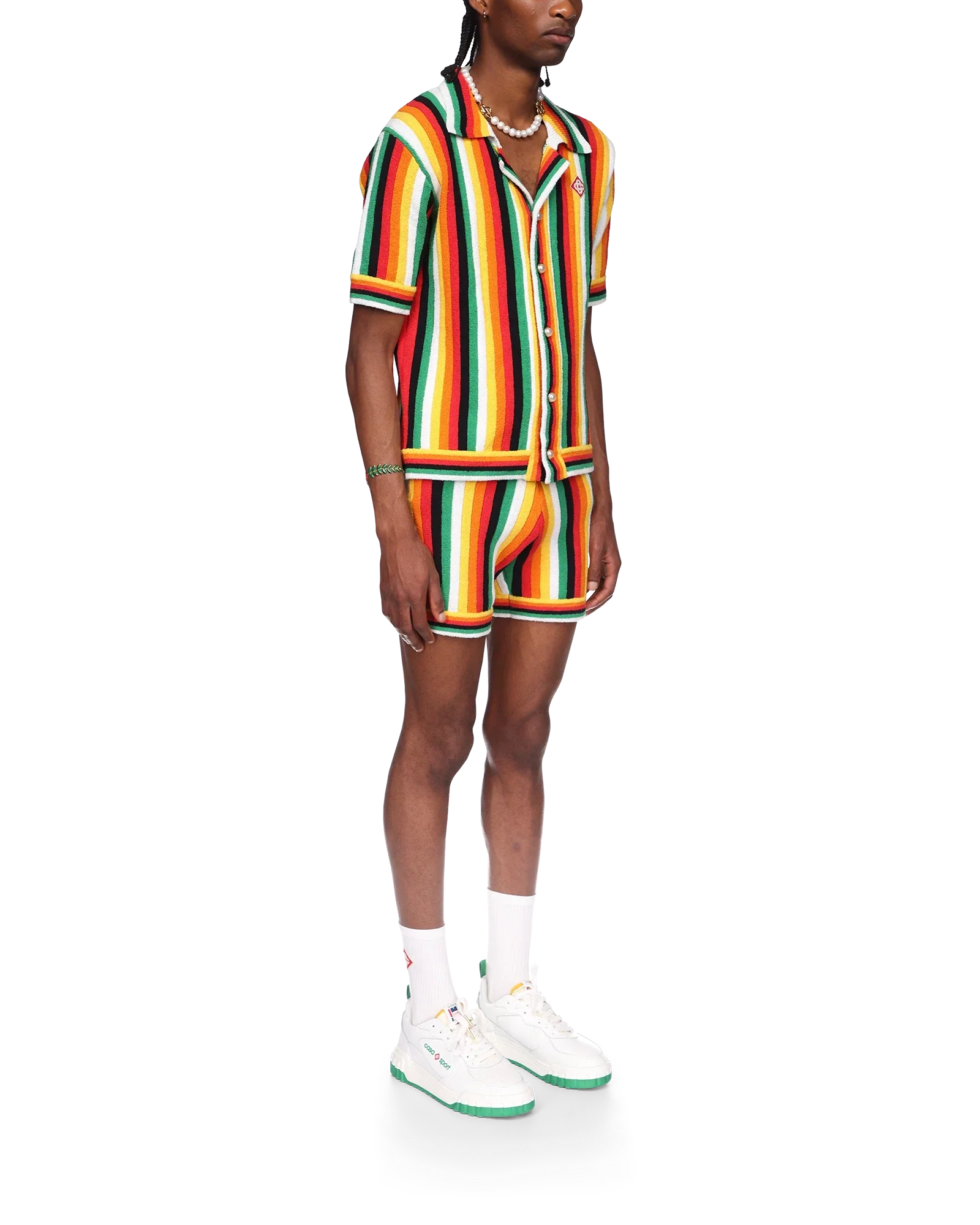 Striped Towelling Shirt