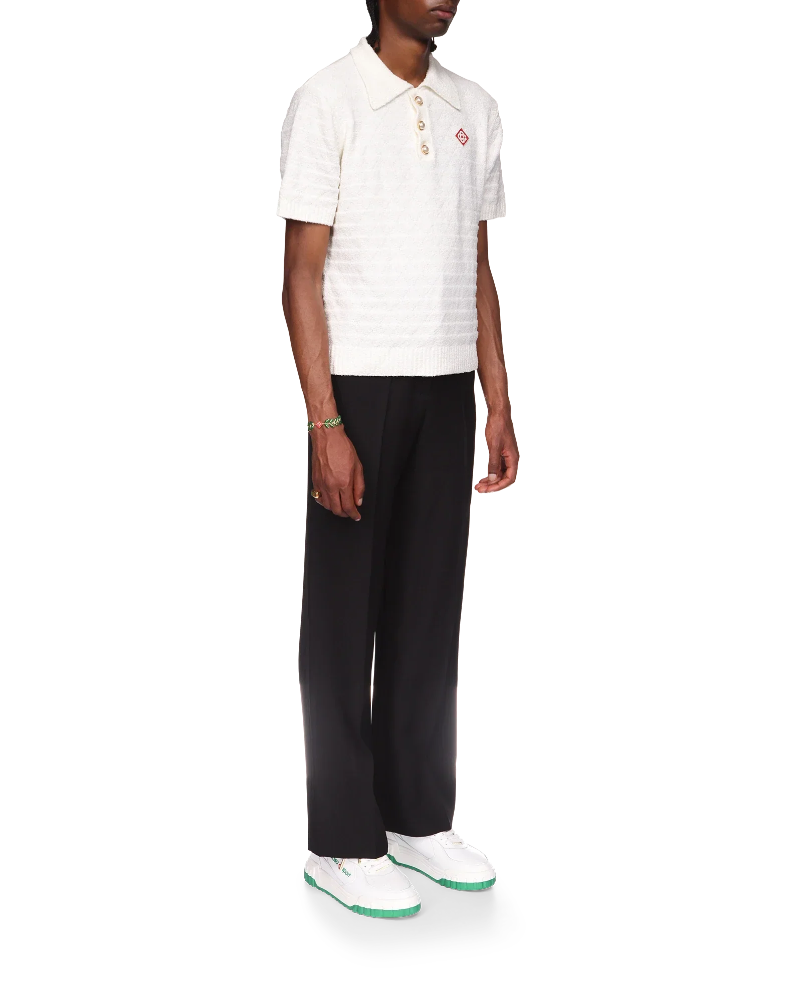 Triangle Boucle Polo Shirt