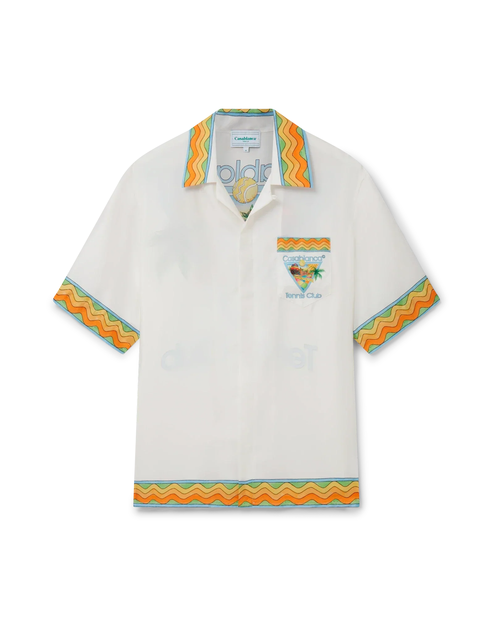 Afro Cubism Tennis Club Silk Shirt