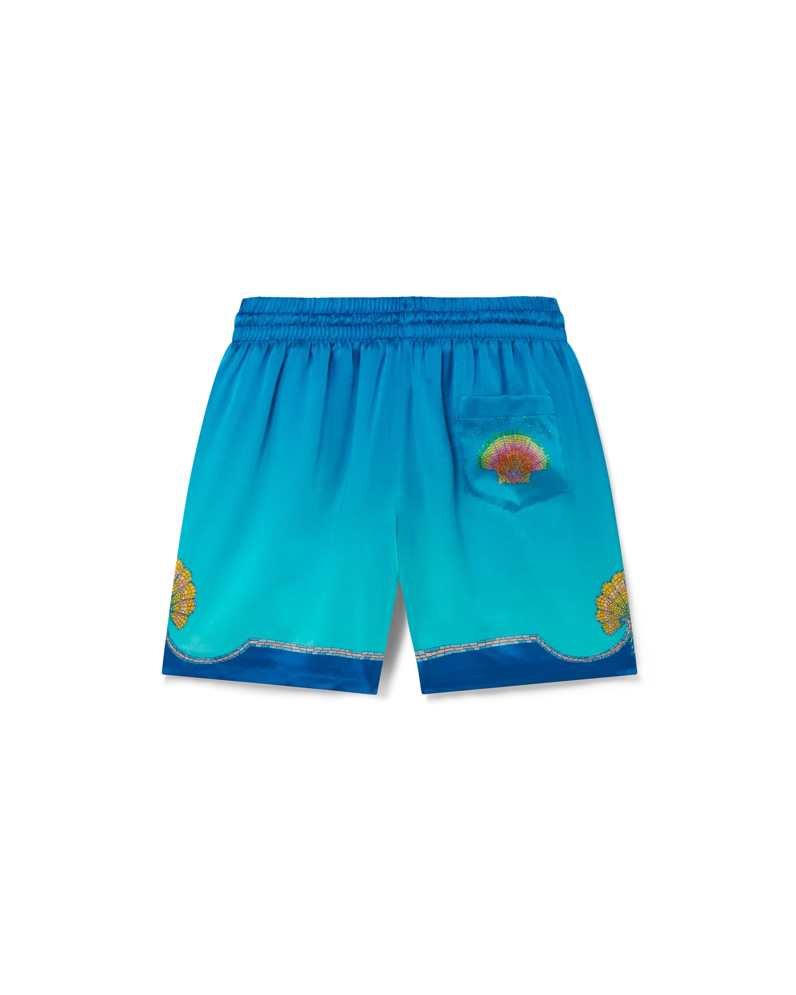 Coquillage Coloré Silk Shorts