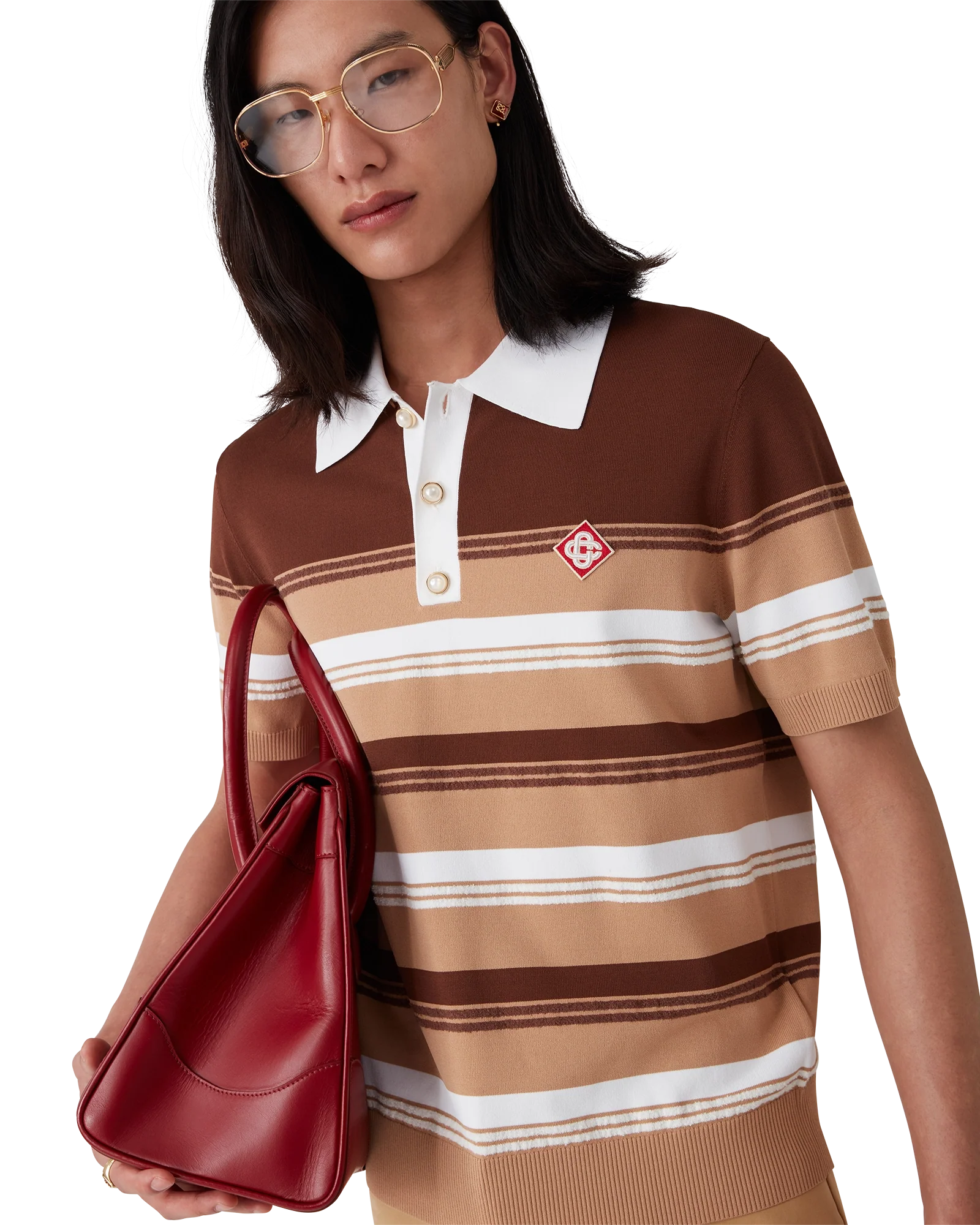 Stripe Polo Shirt