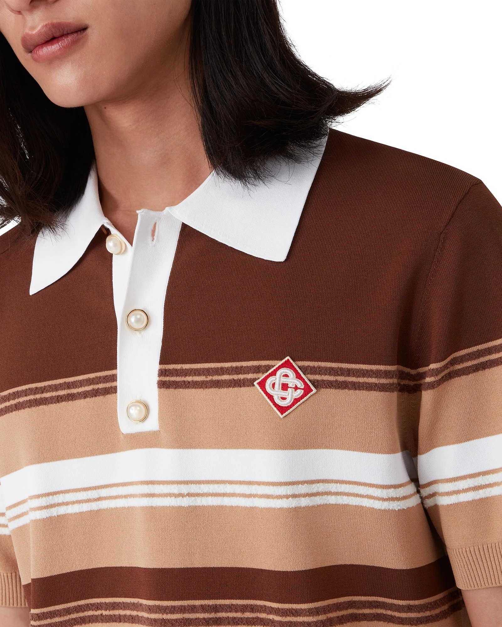Stripe Polo Shirt