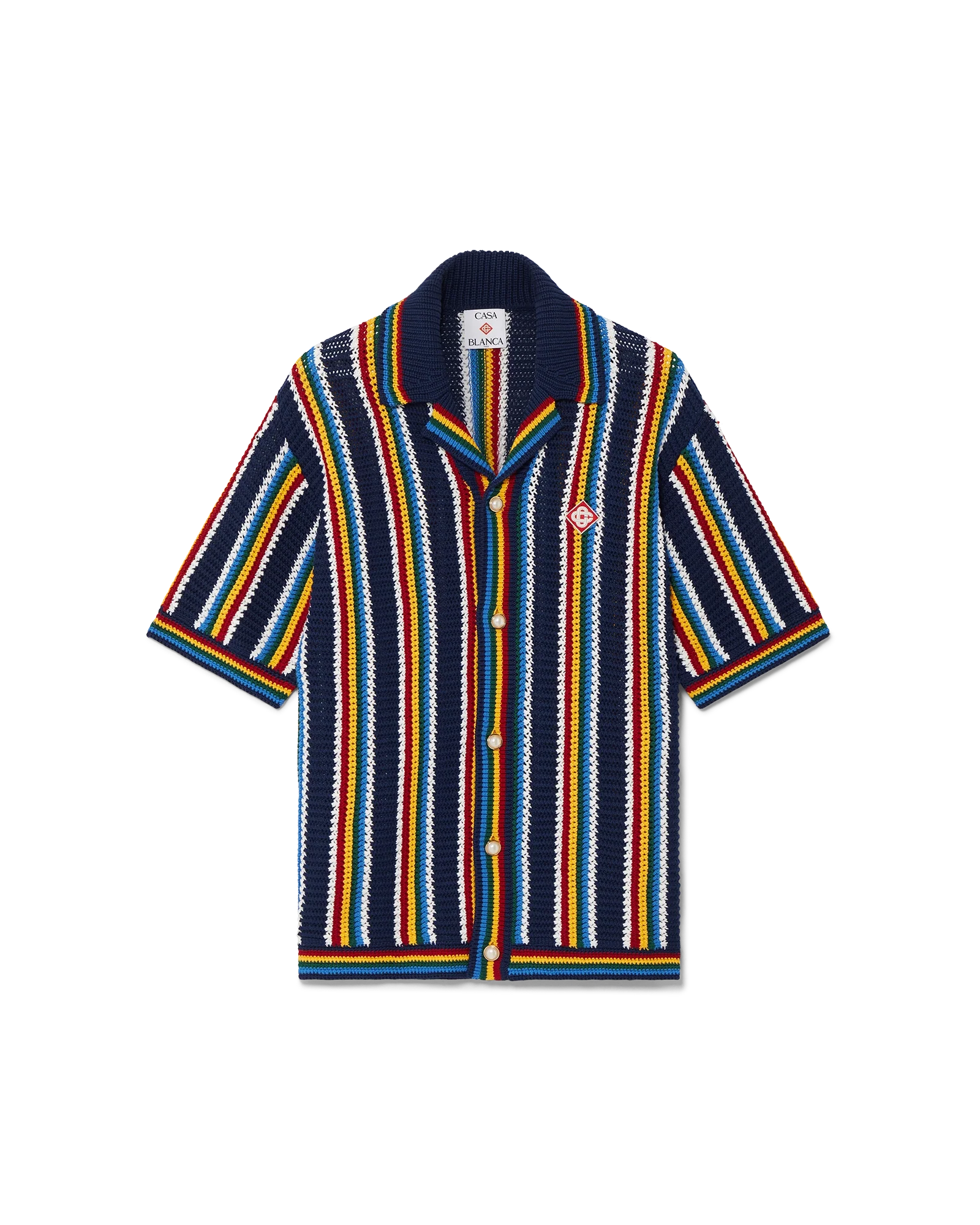 Crochet Stripe Shirt